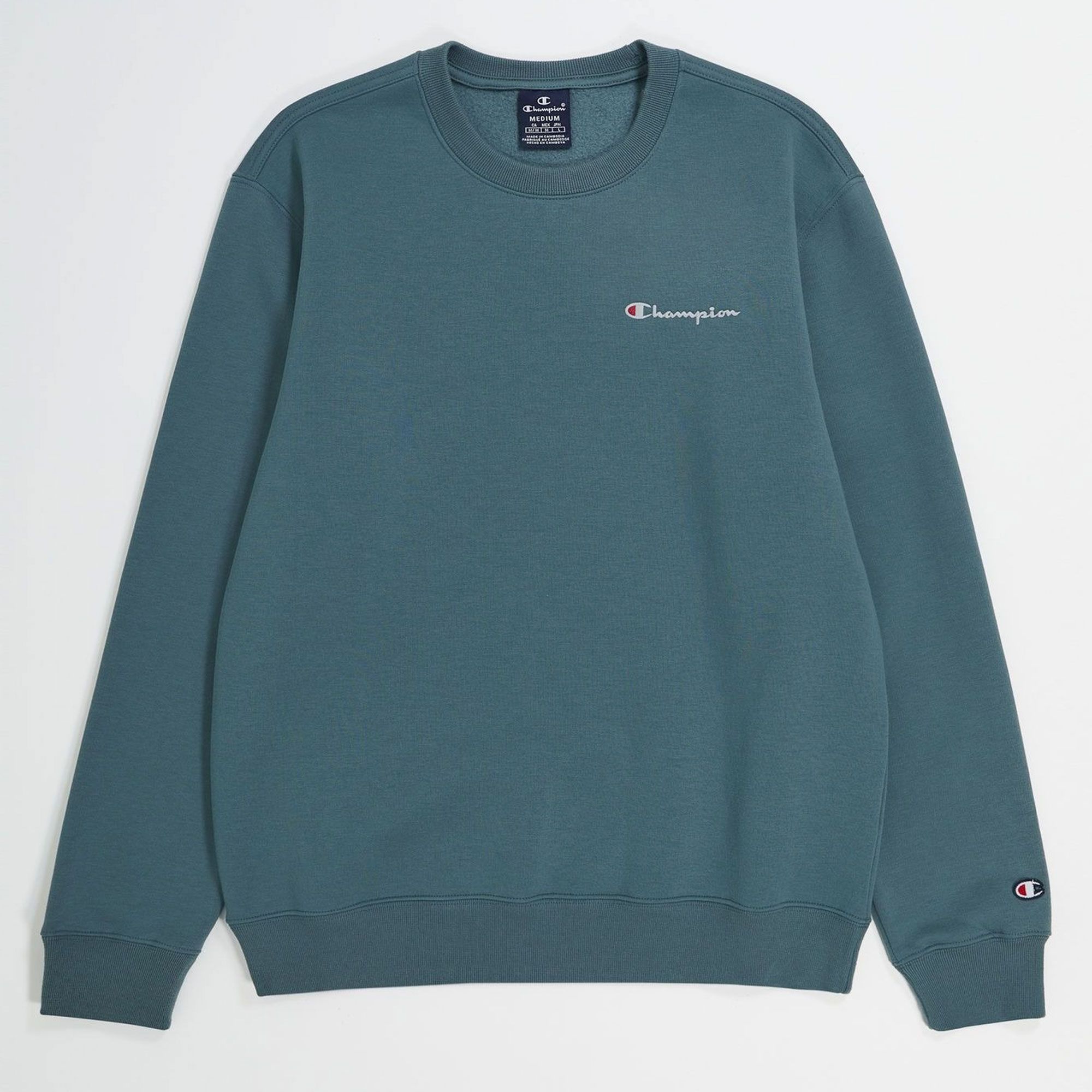 Champion Small Script Logo Fleece Sweater Heren