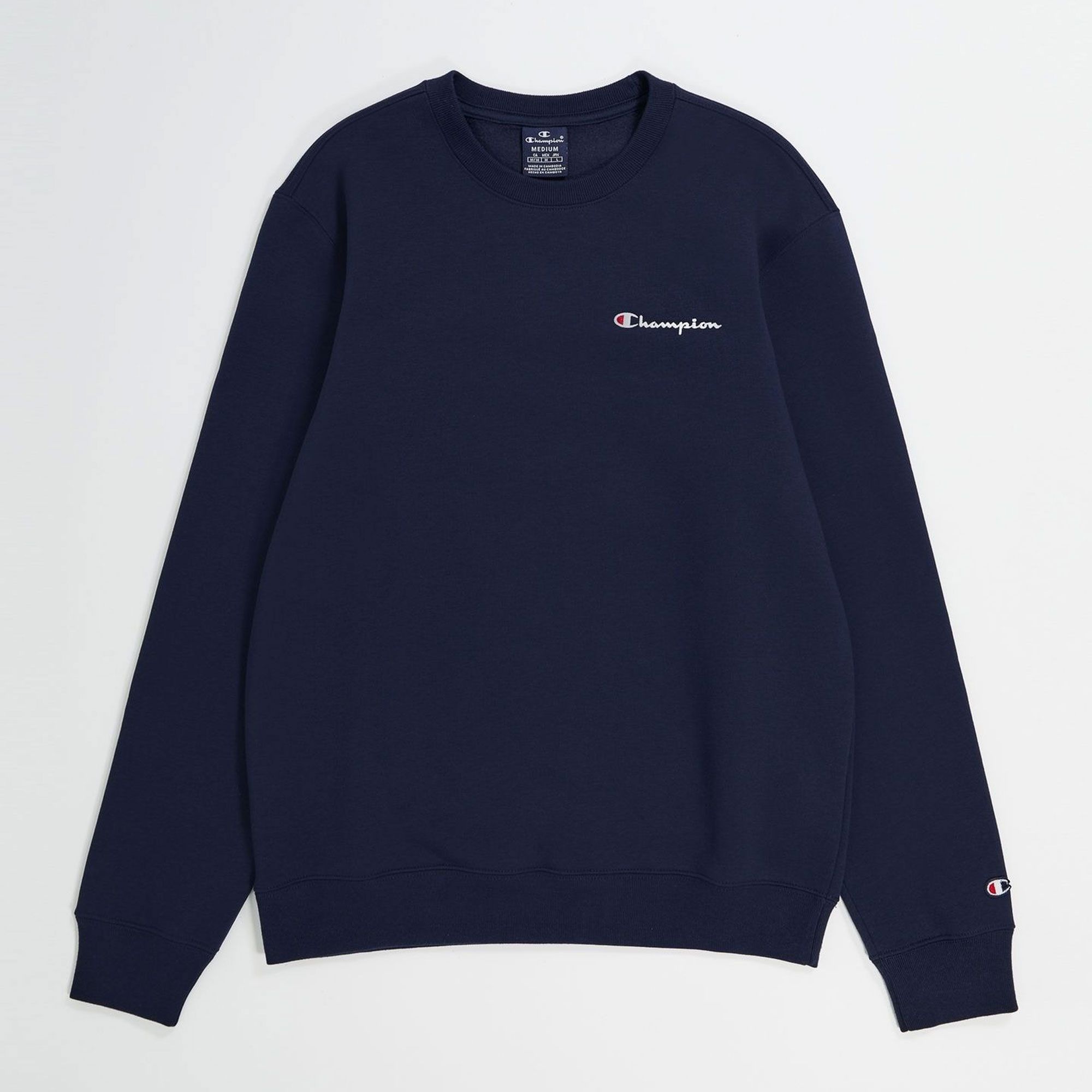 Champion Small Script Logo Fleece Sweater Heren