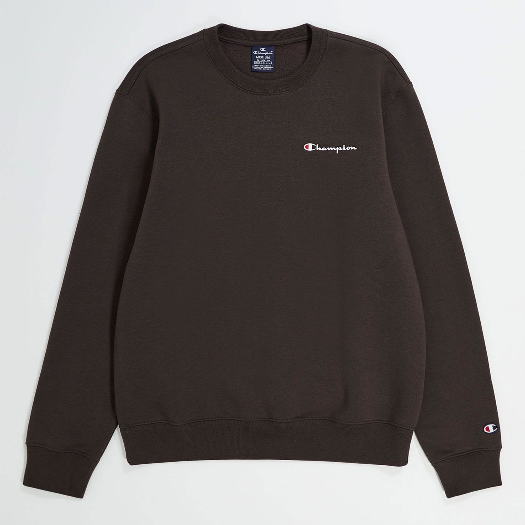 Champion Small Script Logo Fleece Sweater Heren
