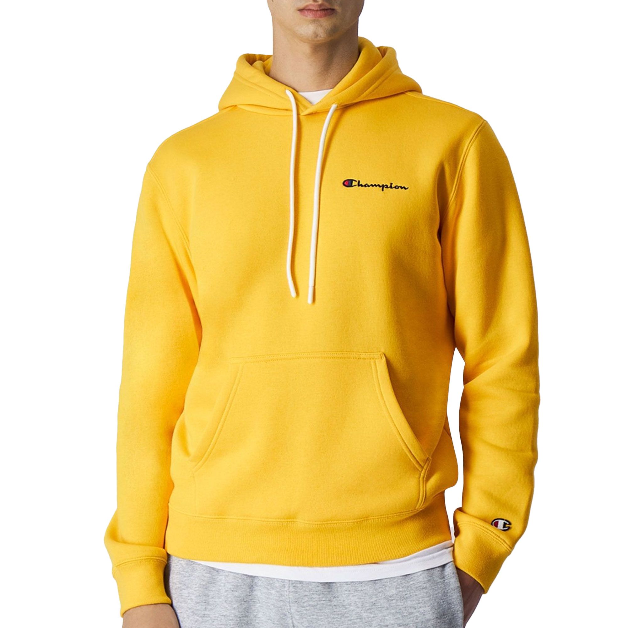 Champion Small Script Logo Fleece Hoodie Heren