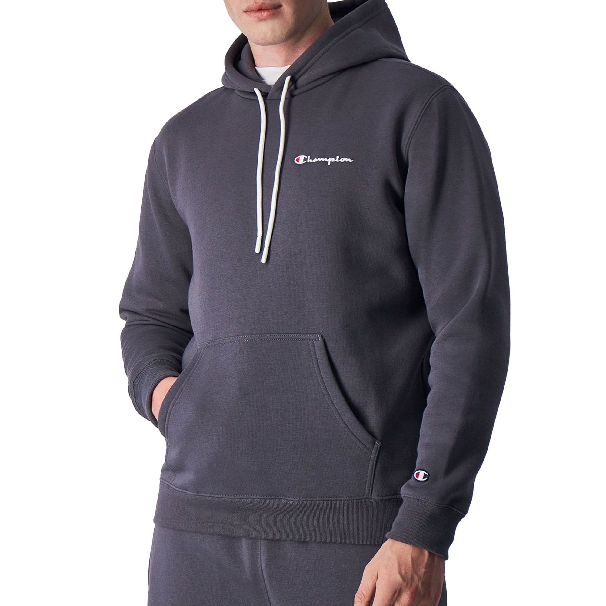 Champion Small Script Logo Fleece Kapuzenpullover Herren