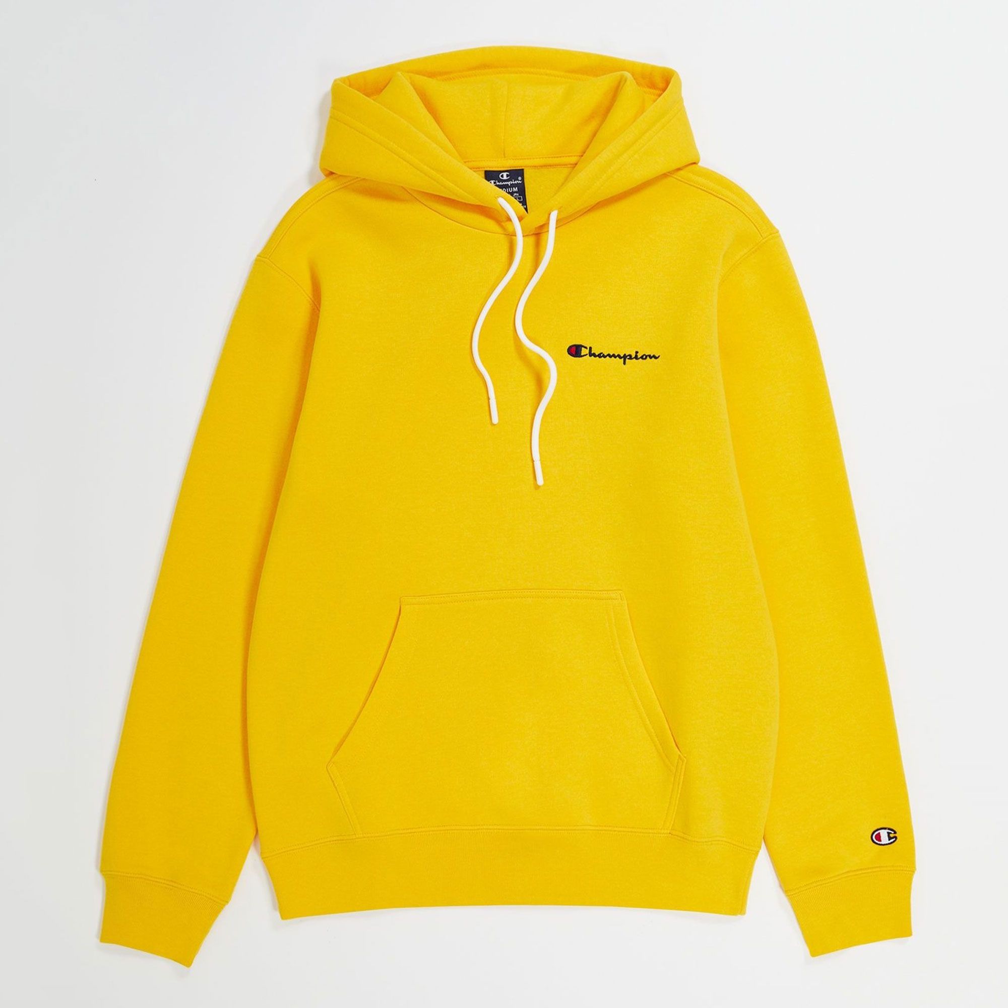 Champion Small Script Logo Fleece Hoodie Heren