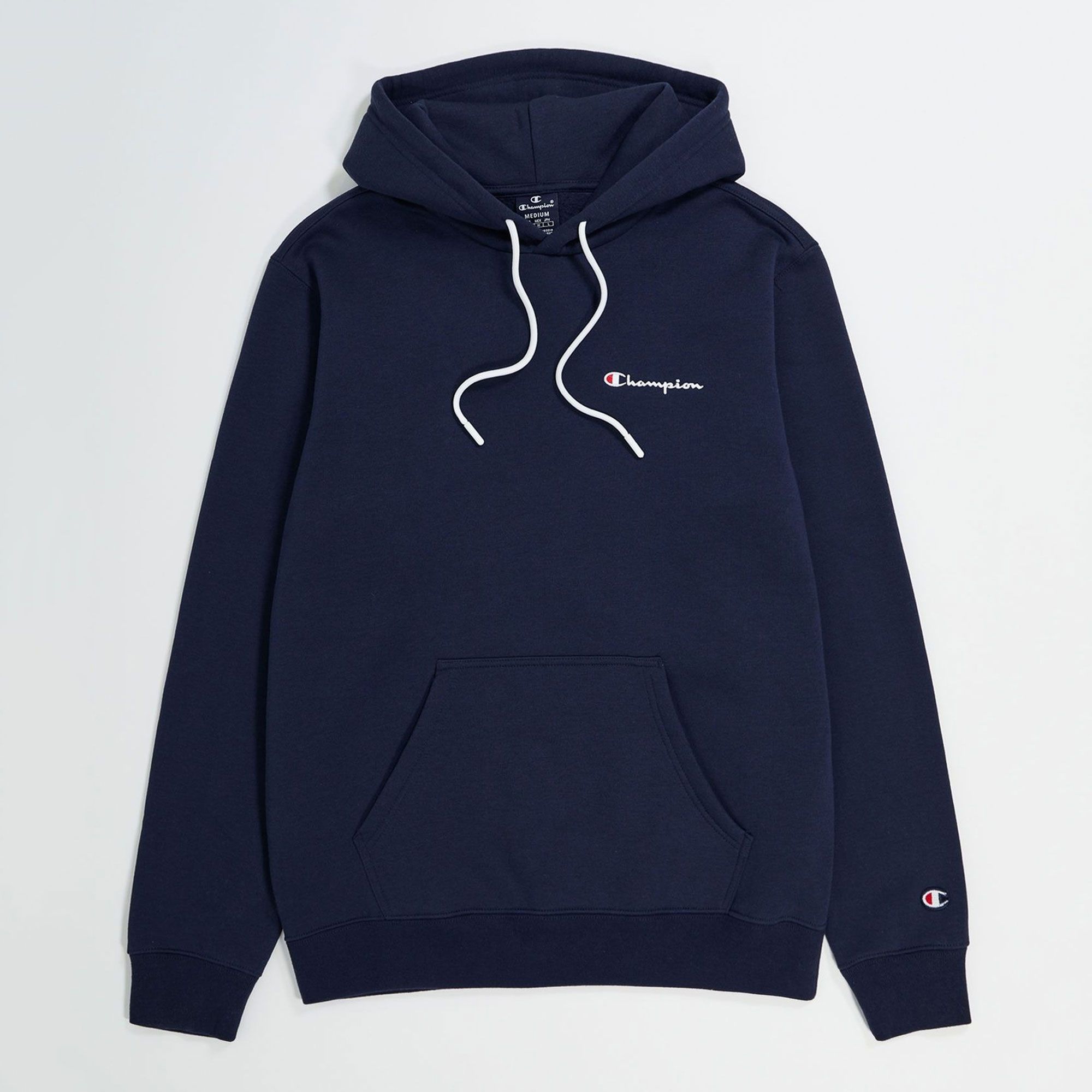 Champion Small Script Logo Fleece Hoodie Heren