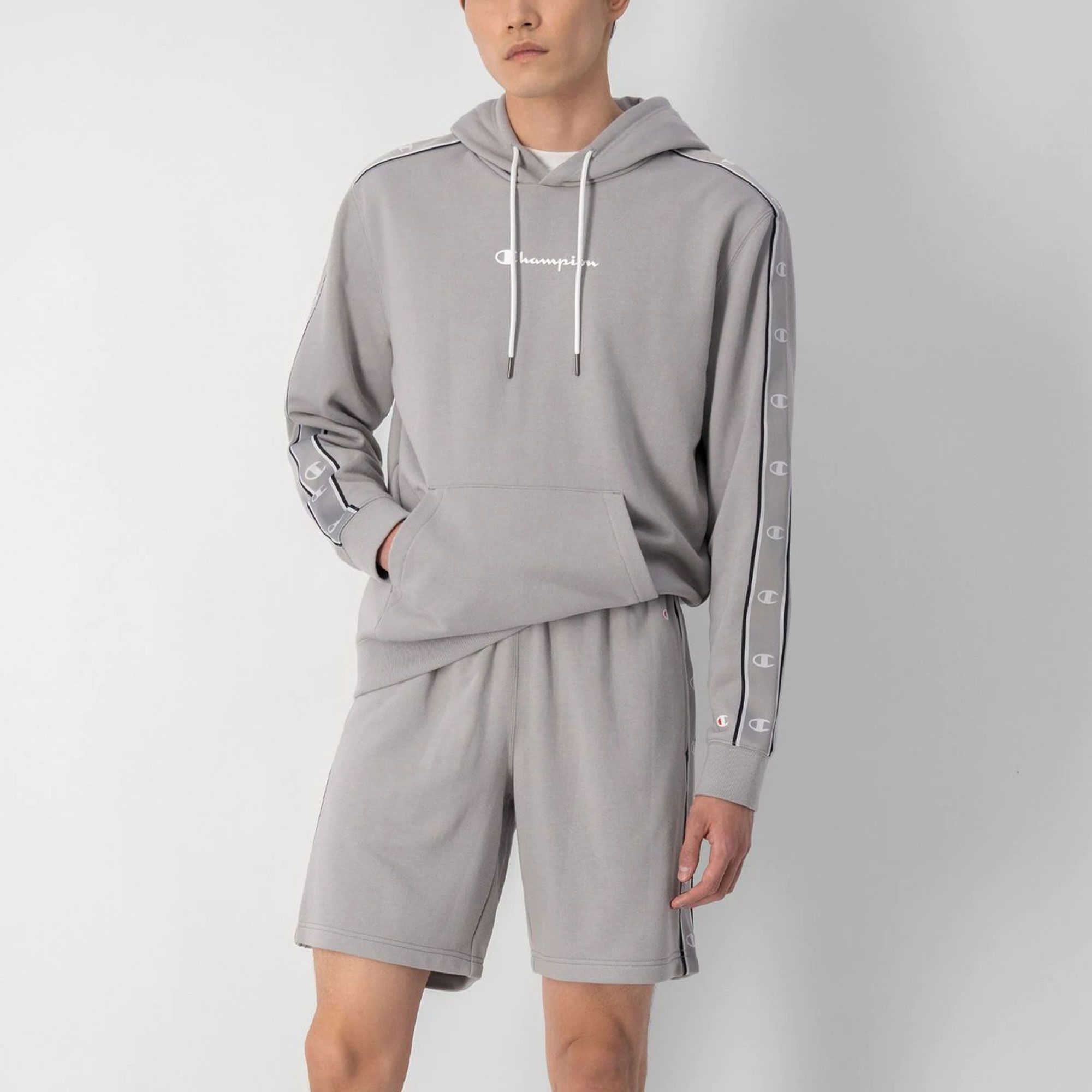 Champion Jacquard Tape Hoodie Heren