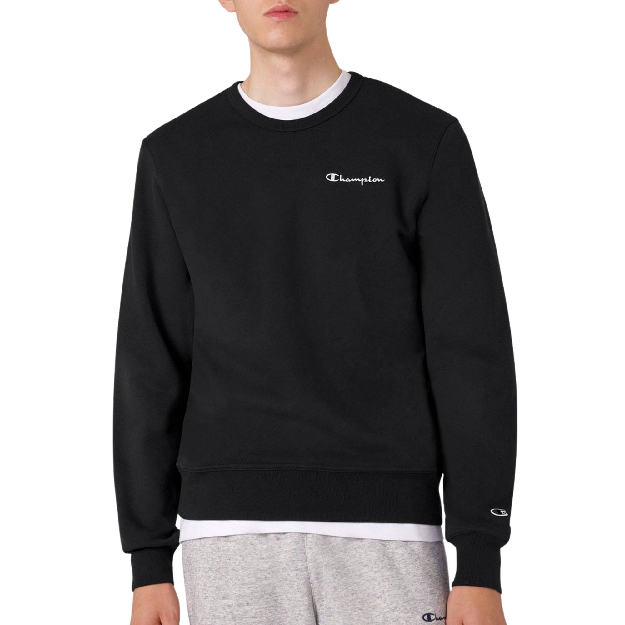 Champion Icons Small Logo Crewneck Sweater Heren