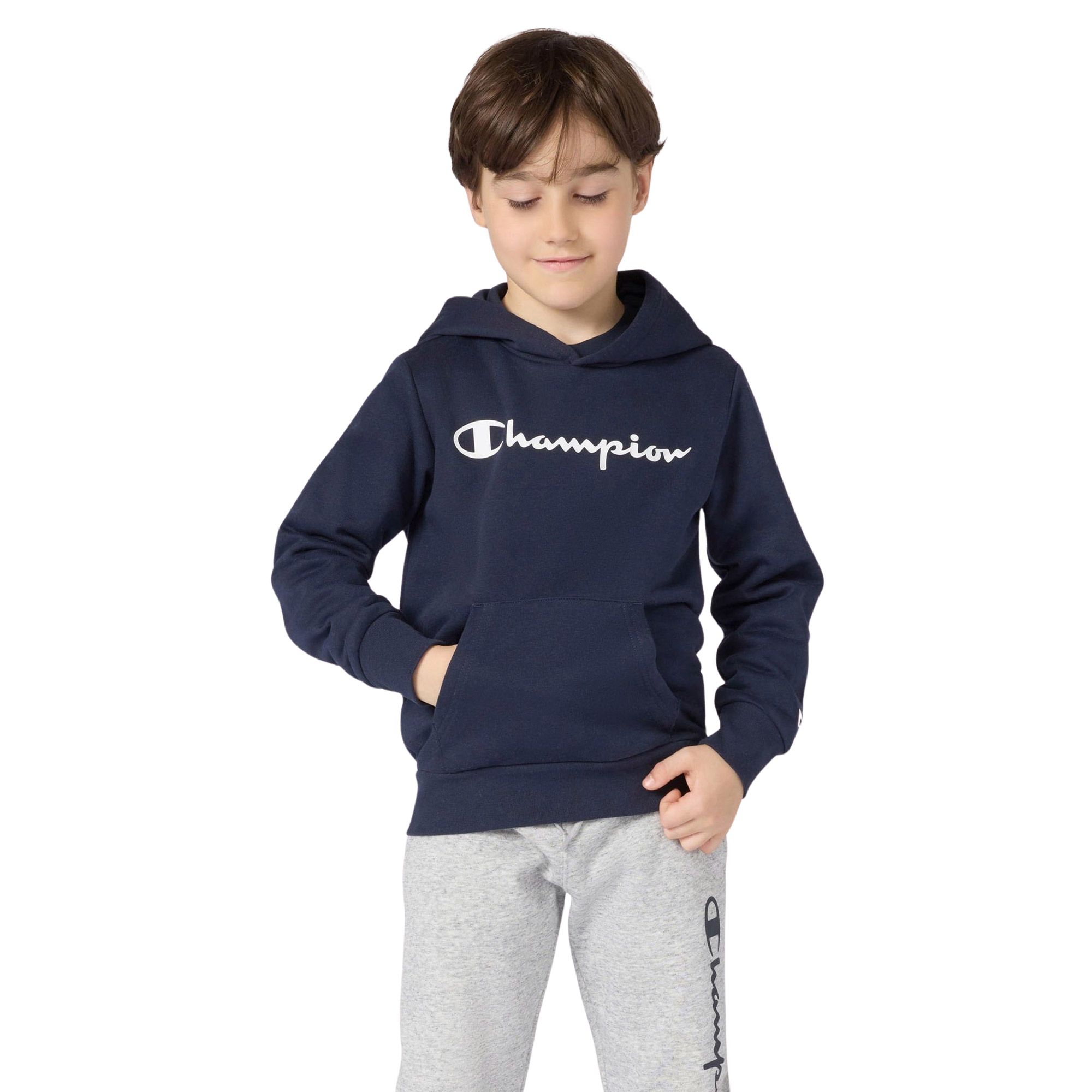 Champion Script Logo Hoodie Junior