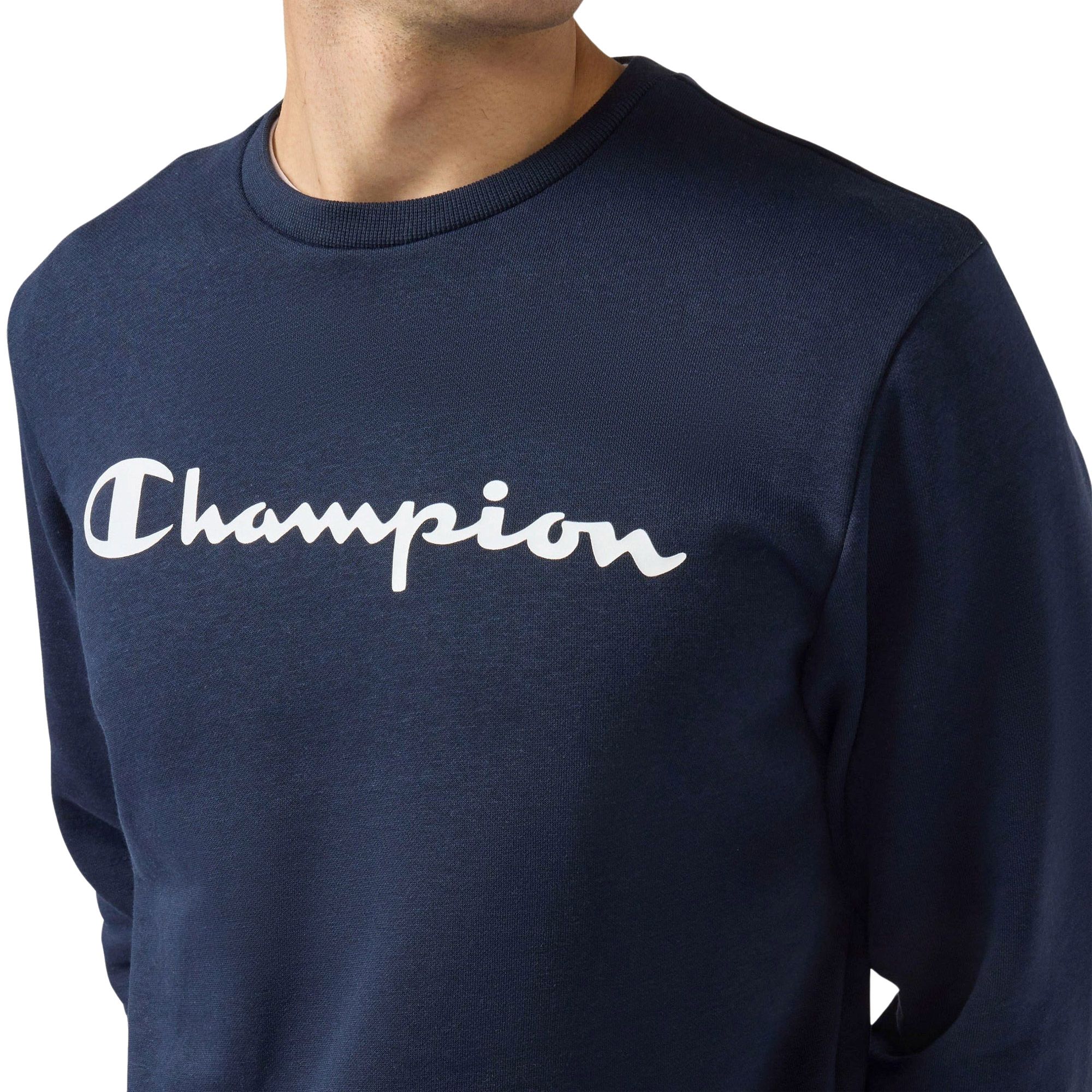 Champion Script Logo Crewneck Sweater Heren