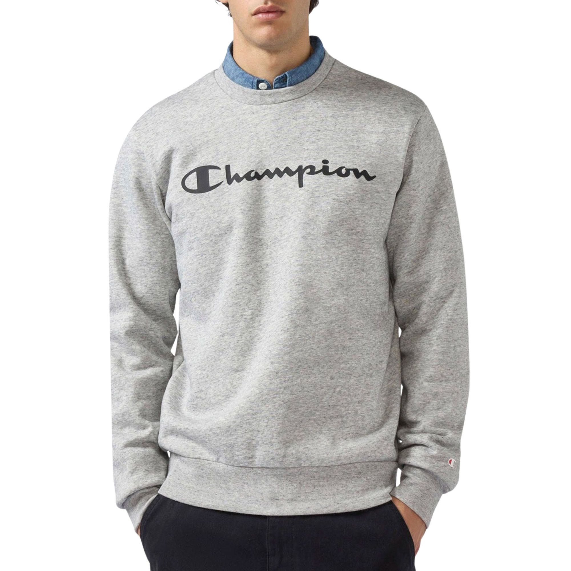 Champion Script Logo Crewneck Sweater Heren