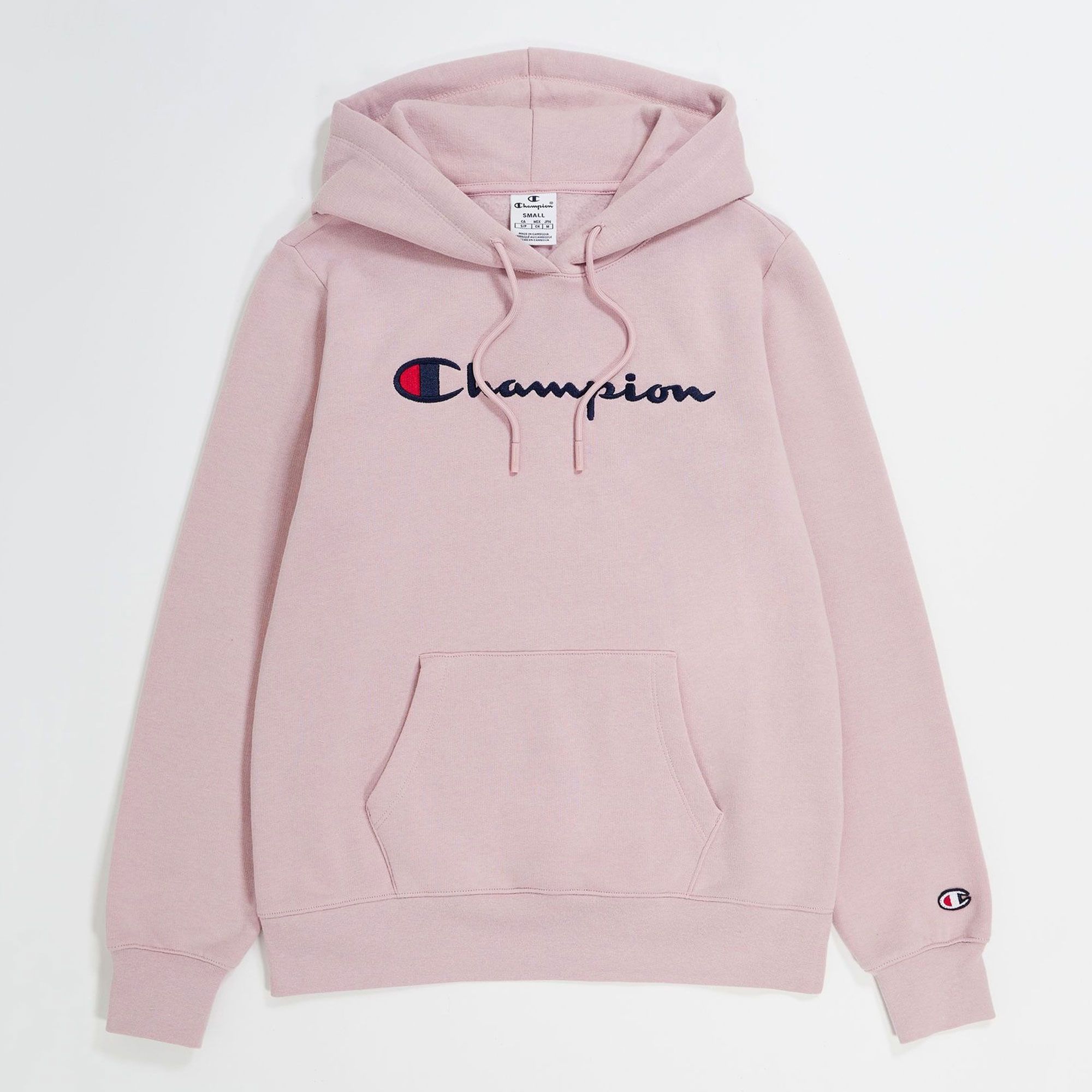 Champion Script Logo Light Fleece Hoodie Dames