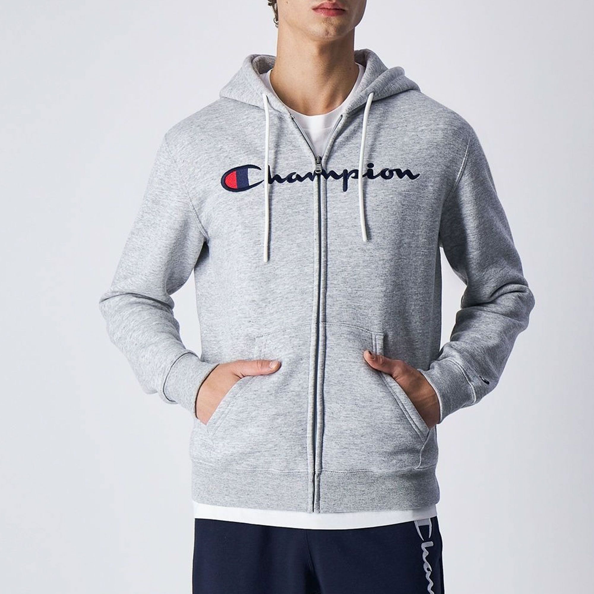 Champion Embroidered Fleece Sweatjacke Herren