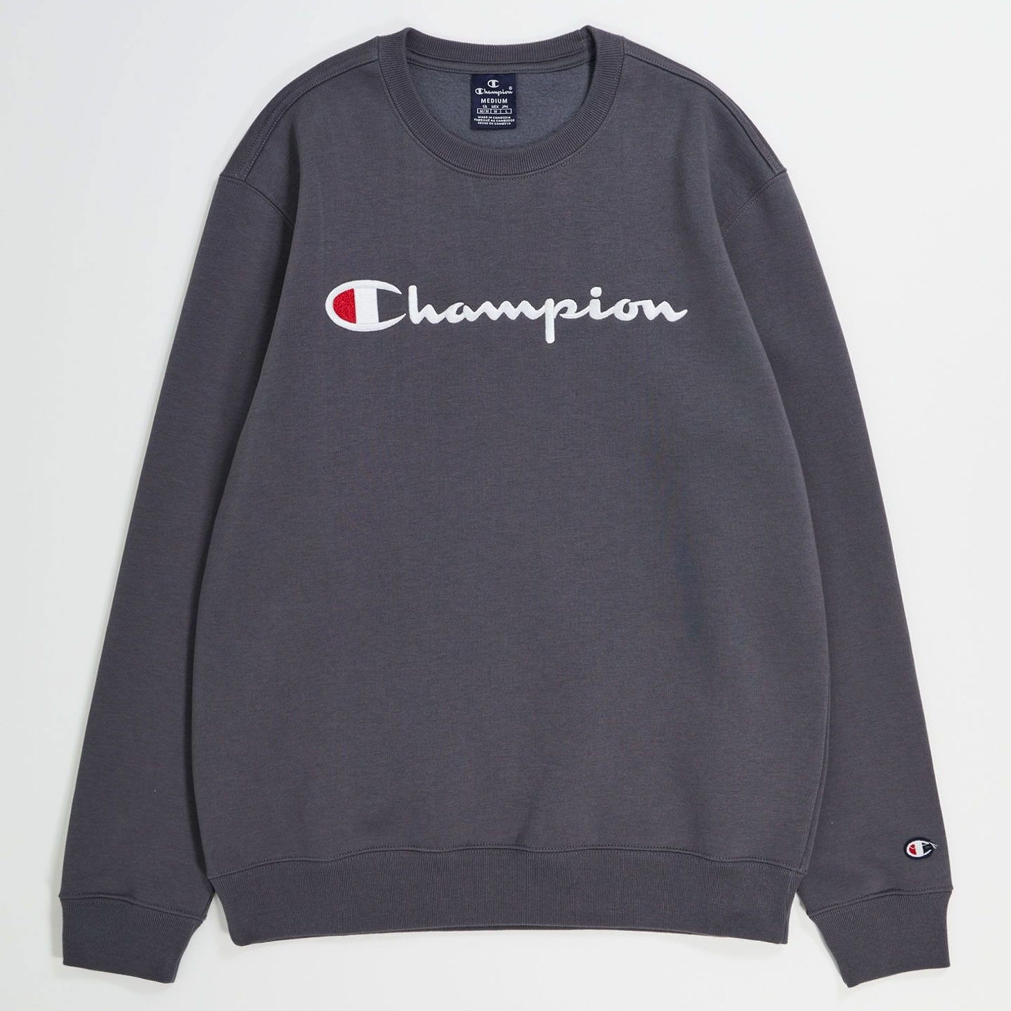 Champion Embroidered Script Logo Fleece Sweater Heren