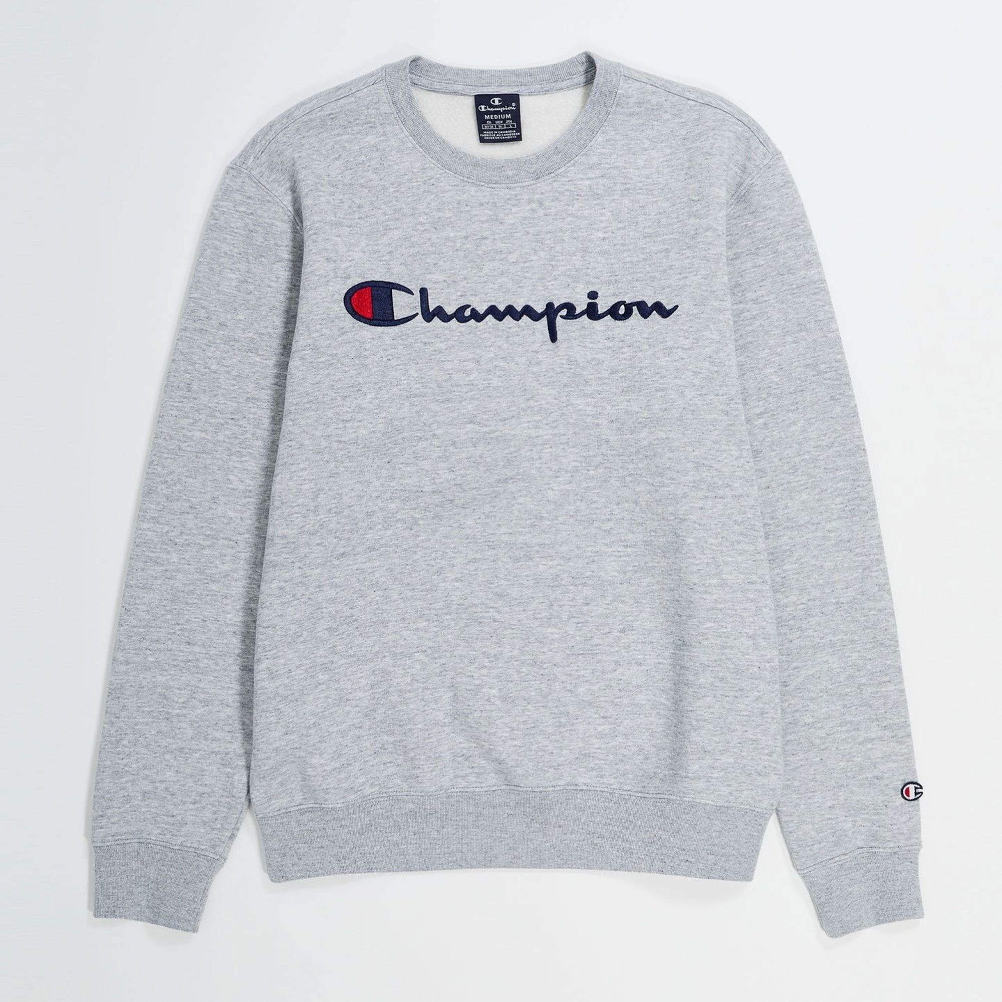 Champion Embroidered Script Logo Fleece Sweater Heren