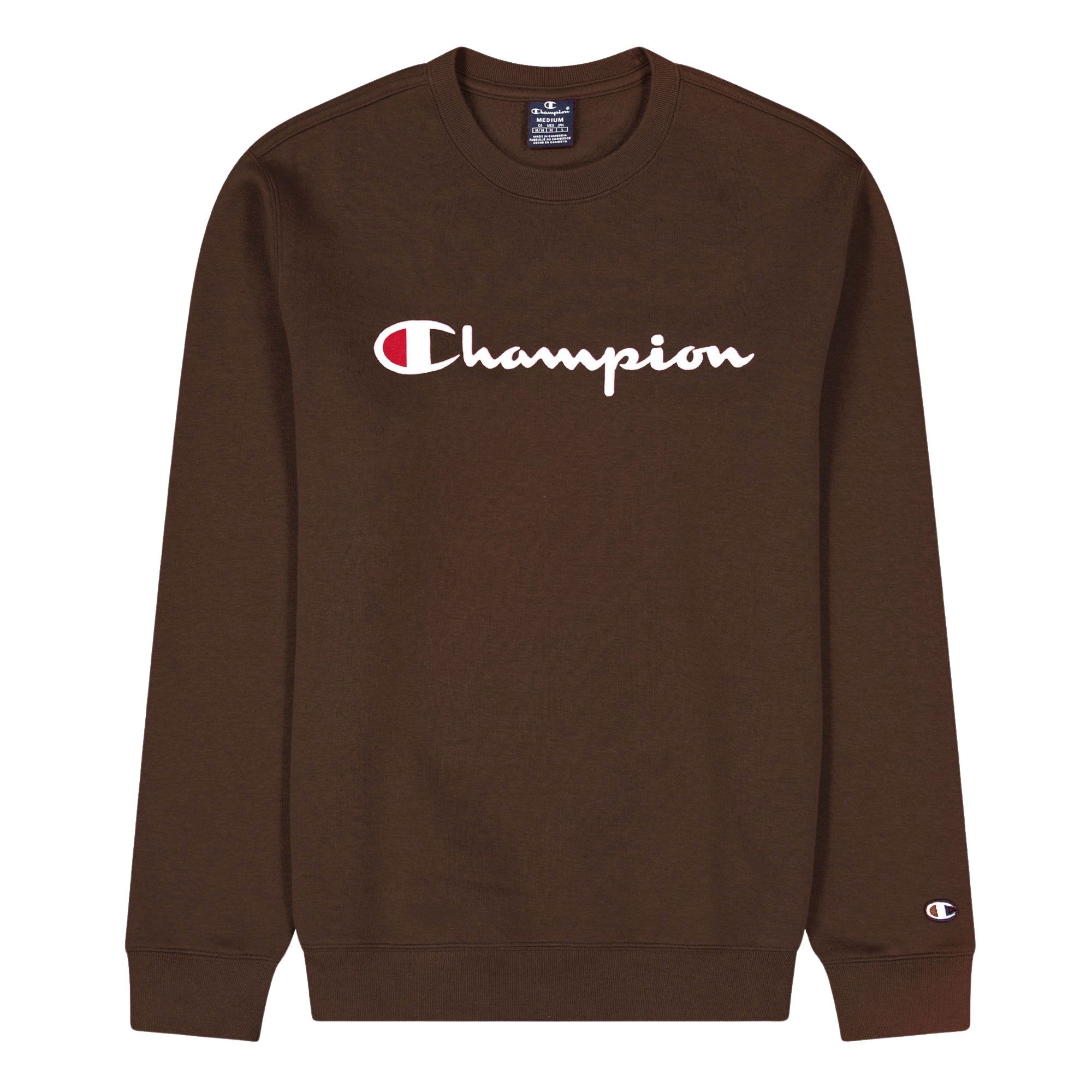 Champion Embroidered Script Logo Fleece Sweater Heren