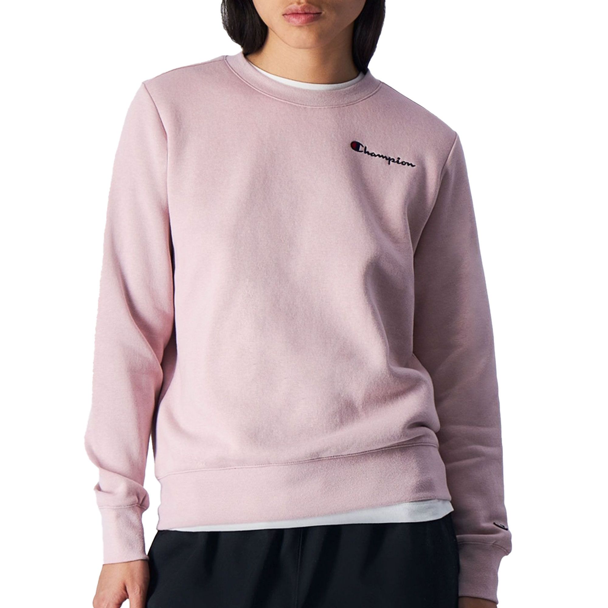 Champion Script Logo Crewneck Fleece Sweater Dames