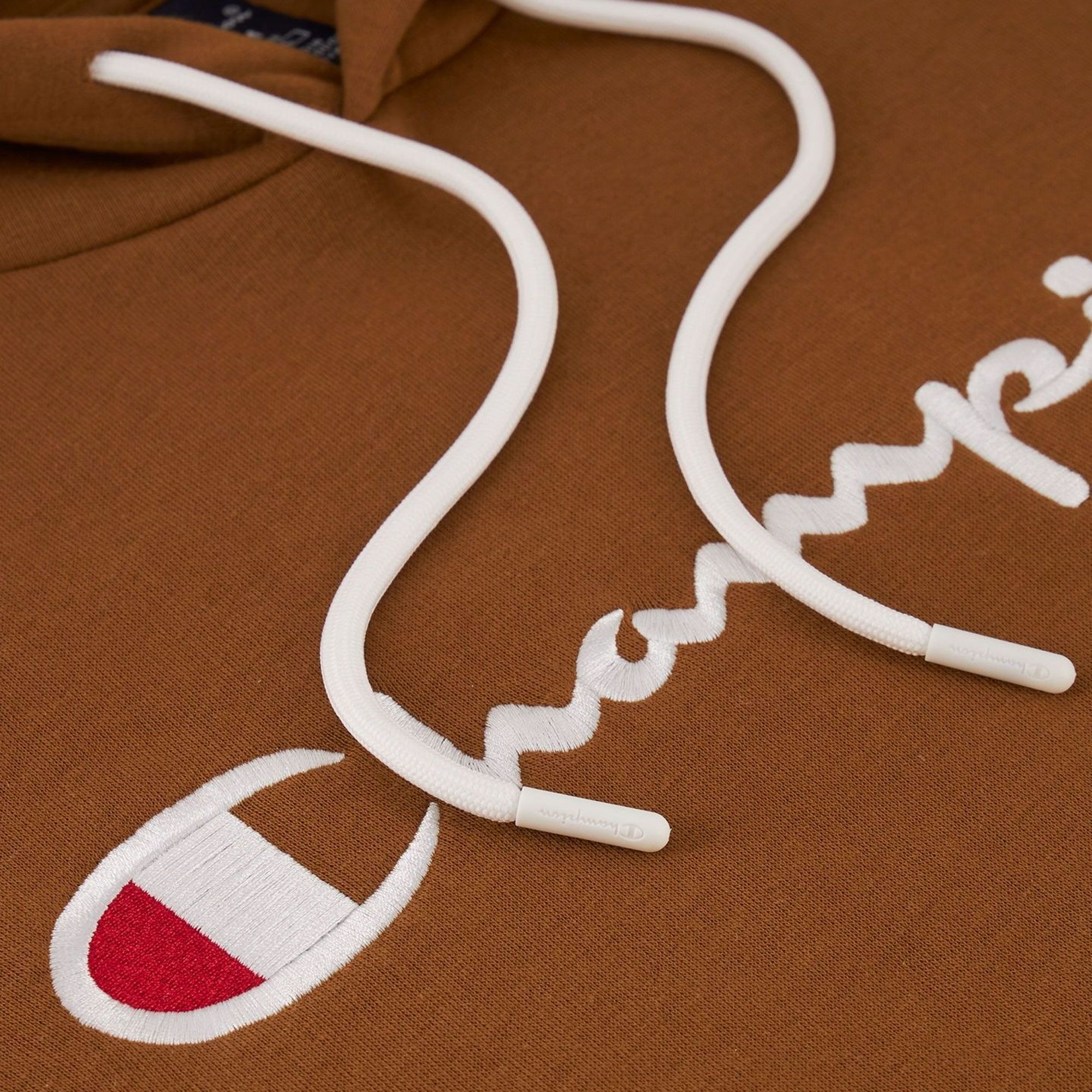 Champion Embroidered Script Logo Fleece Hoodie Heren