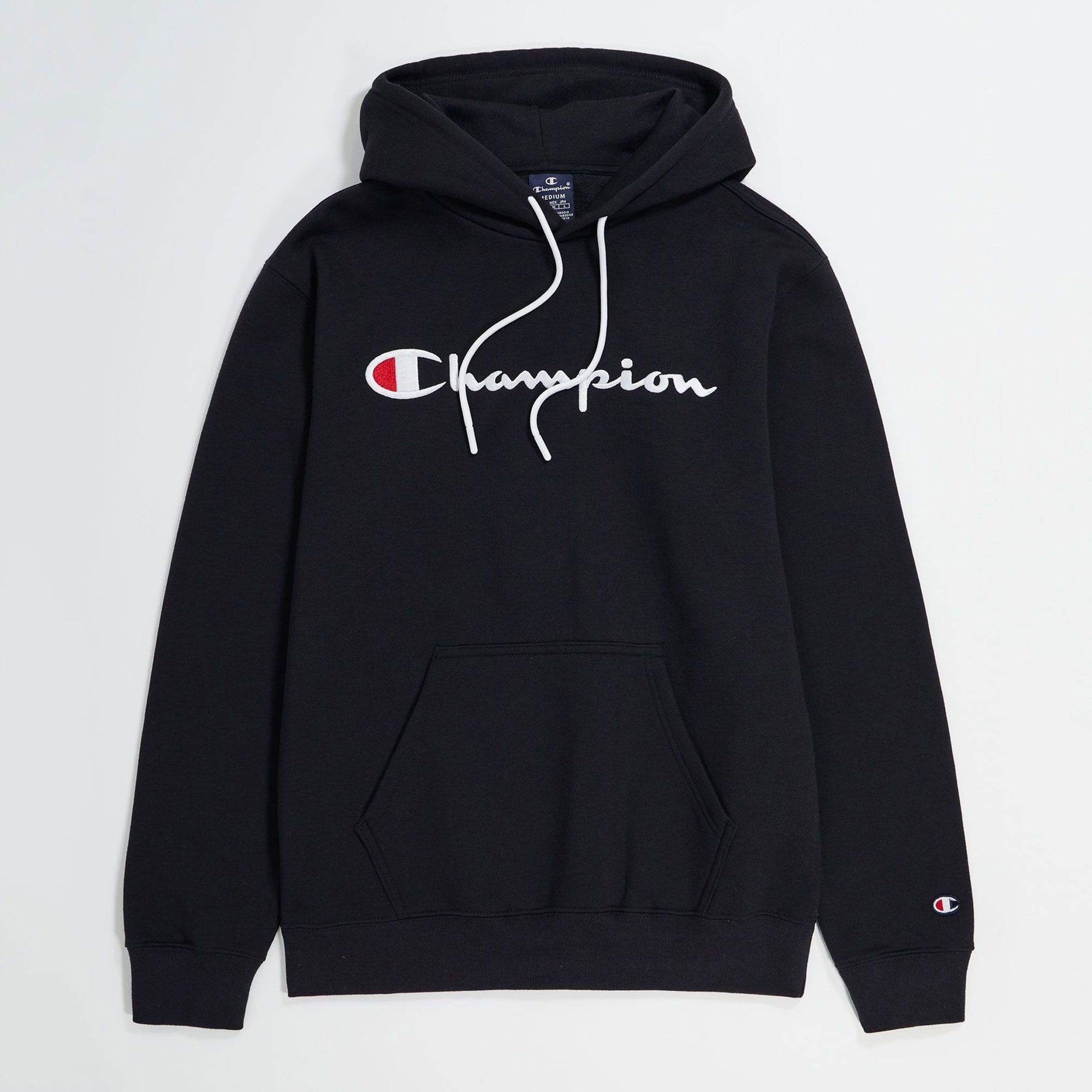Champion Embroidered Script Logo Fleece Hoodie Heren
