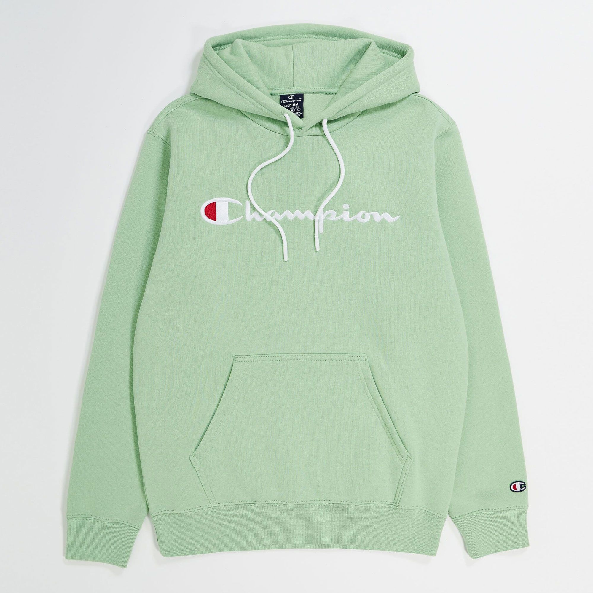 Champion Embroidered Script Logo Fleece Hoodie Heren