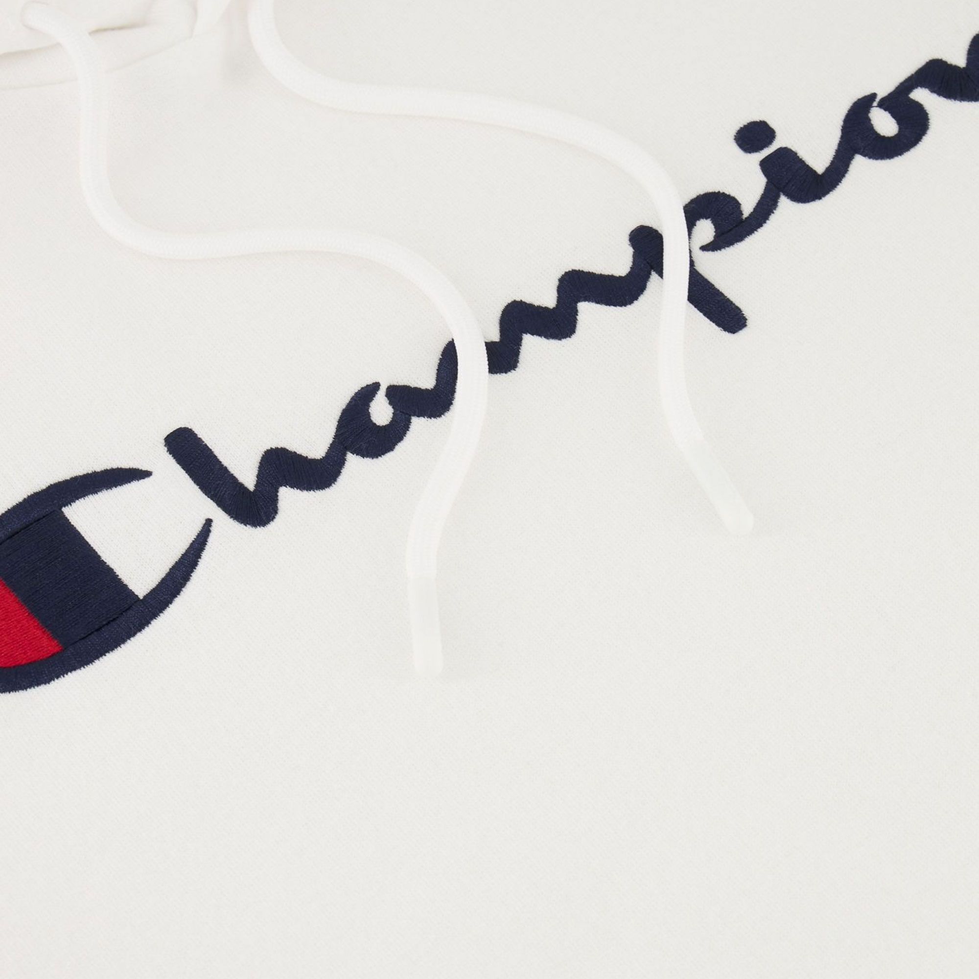 Champion Embroidered Script Logo Fleece Hoodie Heren