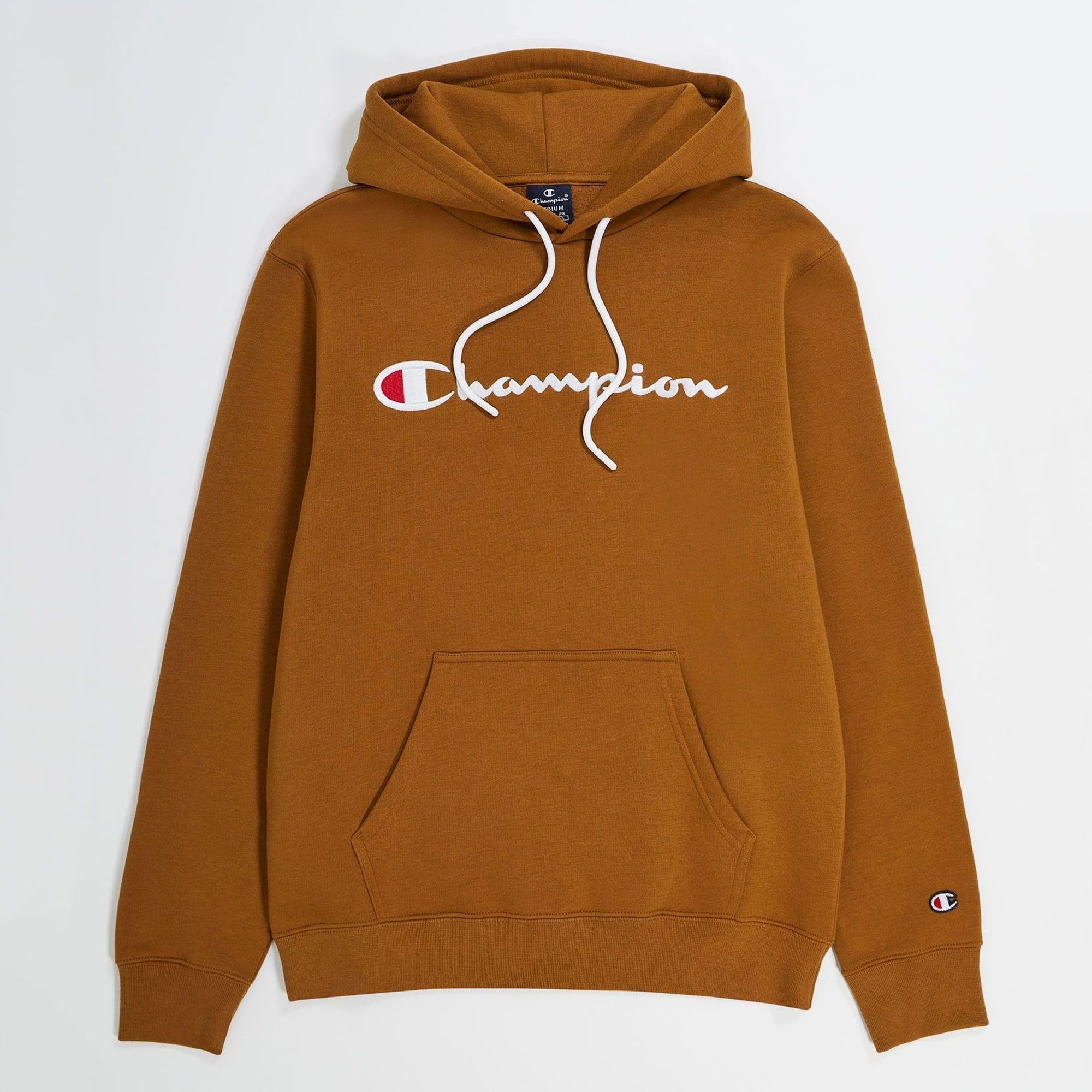 Champion Embroidered Script Logo Fleece Hoodie Heren