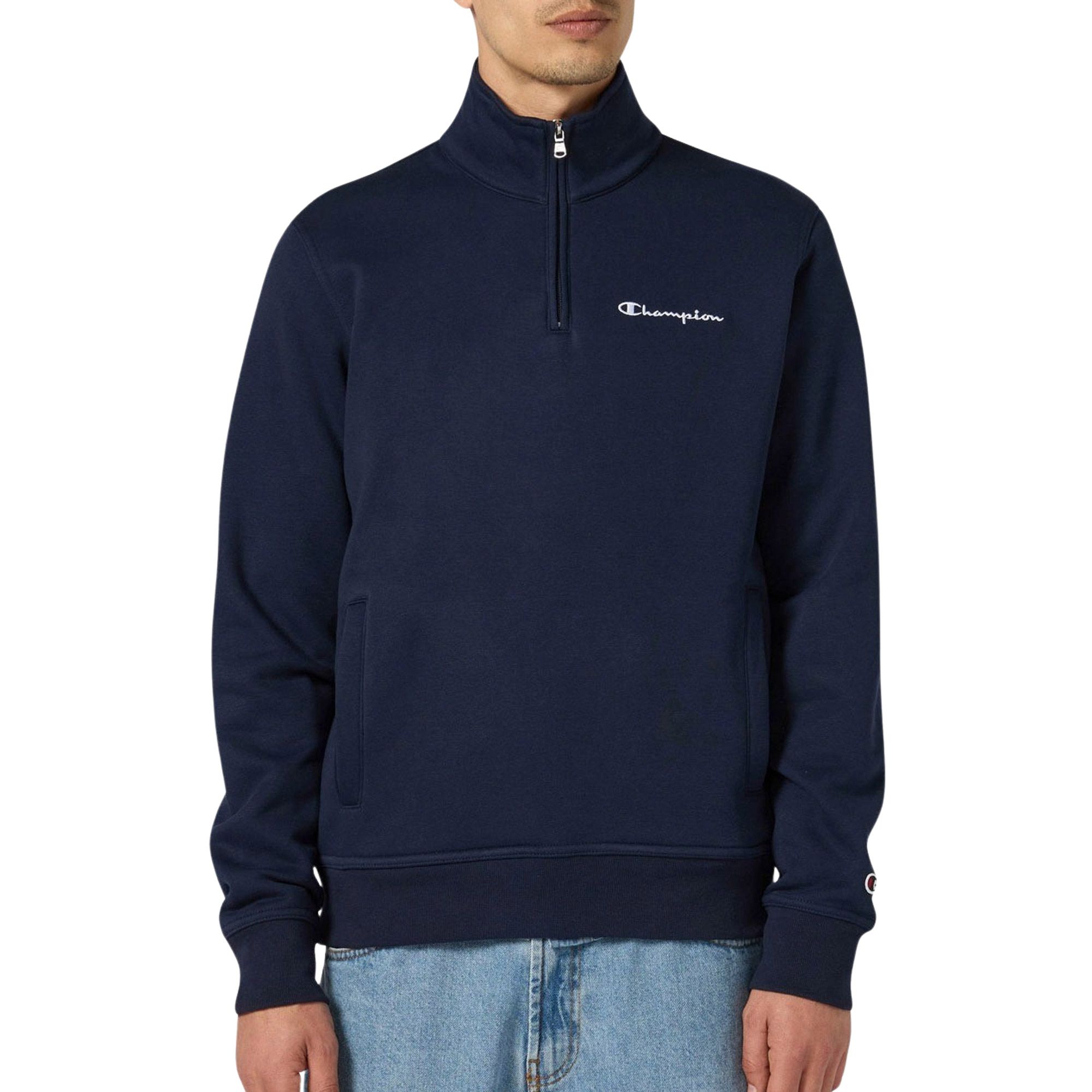 Champion Icons Small Logo Half-Zip Sweater Heren