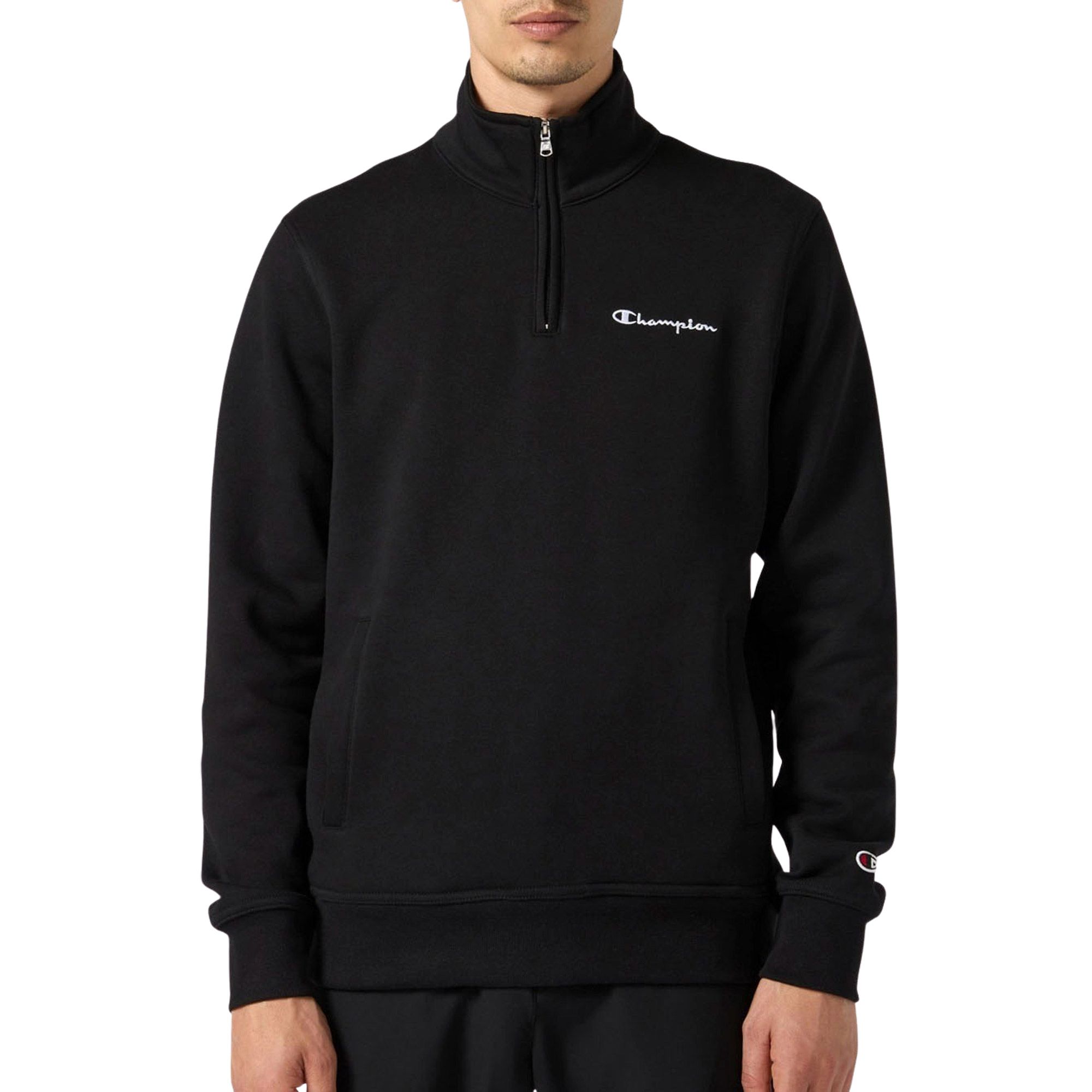 Champion Icons Small Logo Half-Zip Sweater Heren