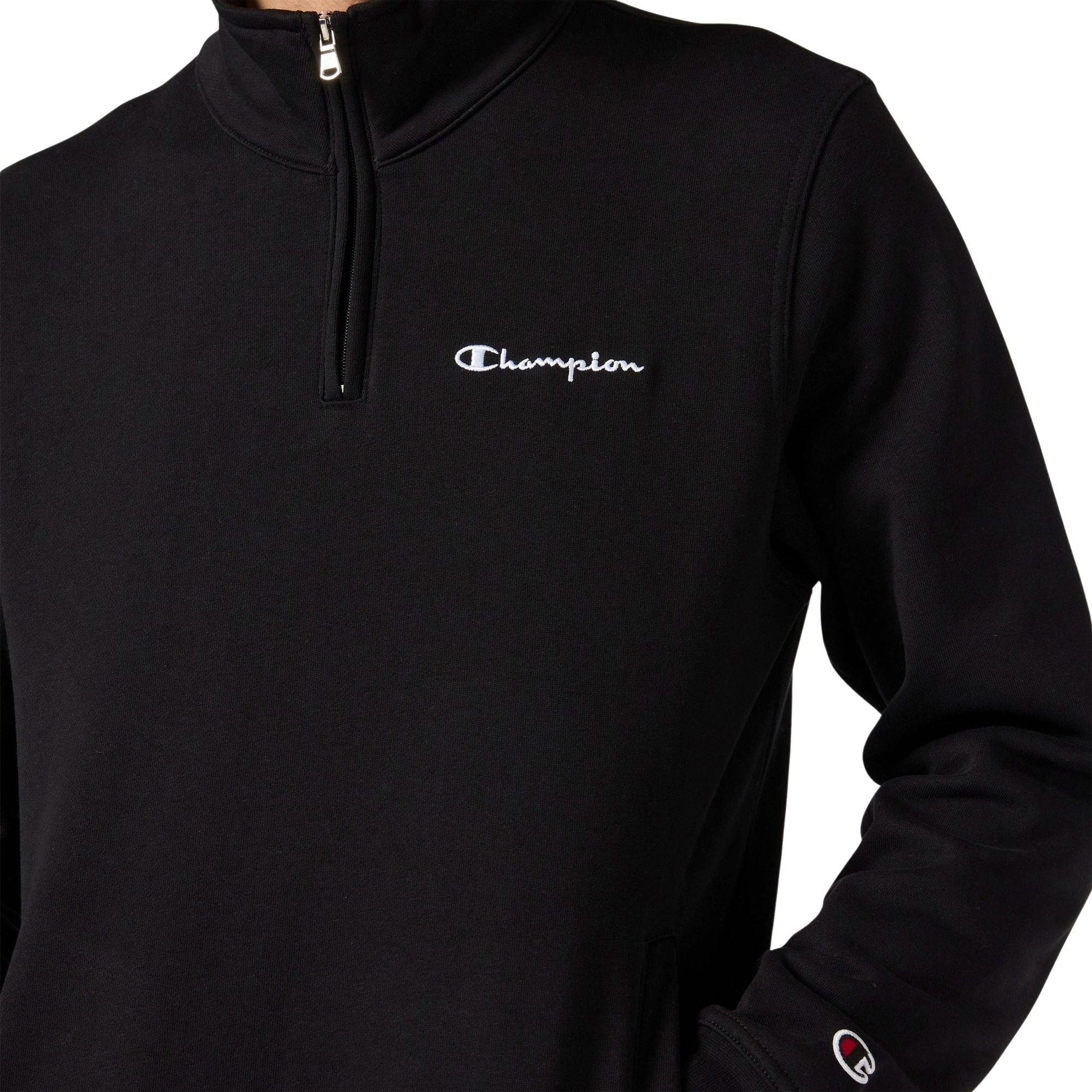 Champion Icons Small Logo Half-Zip Sweater Heren