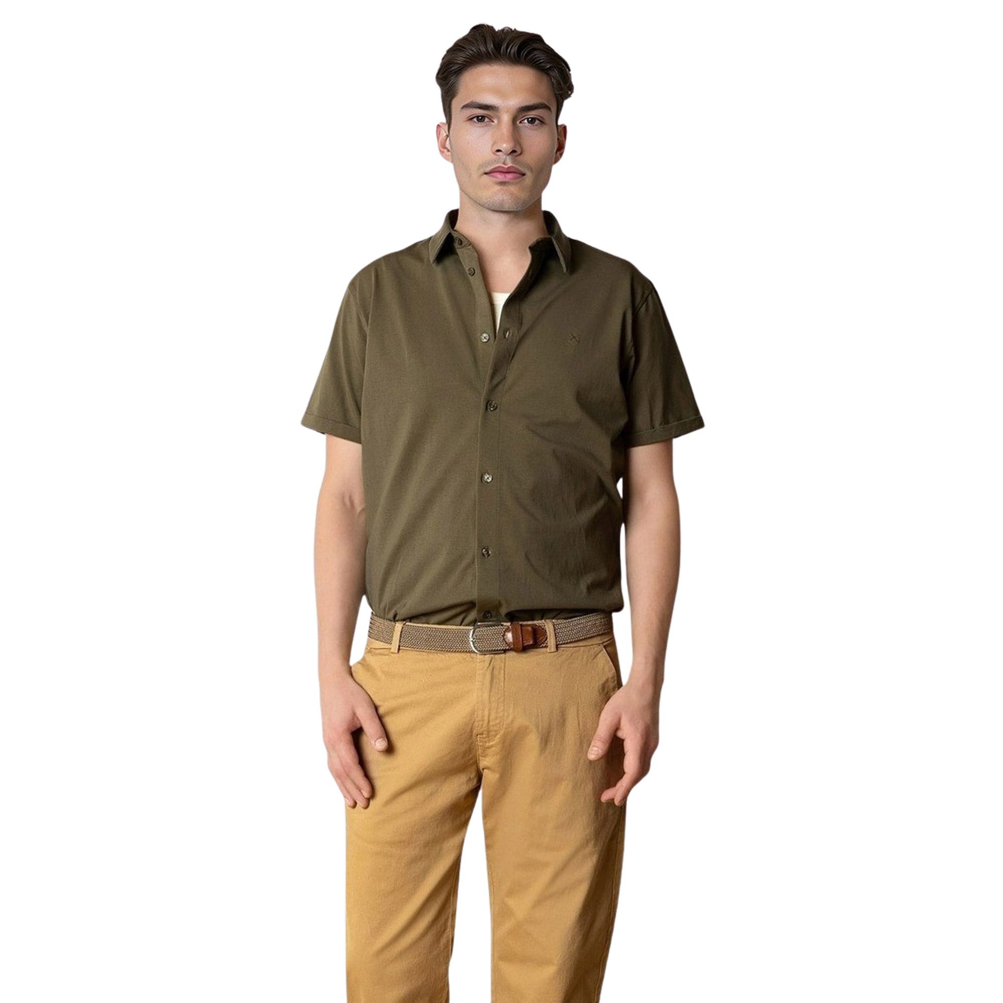Clean Cut Copenhagen Clean Formal Stretch SS Overhemd Heren