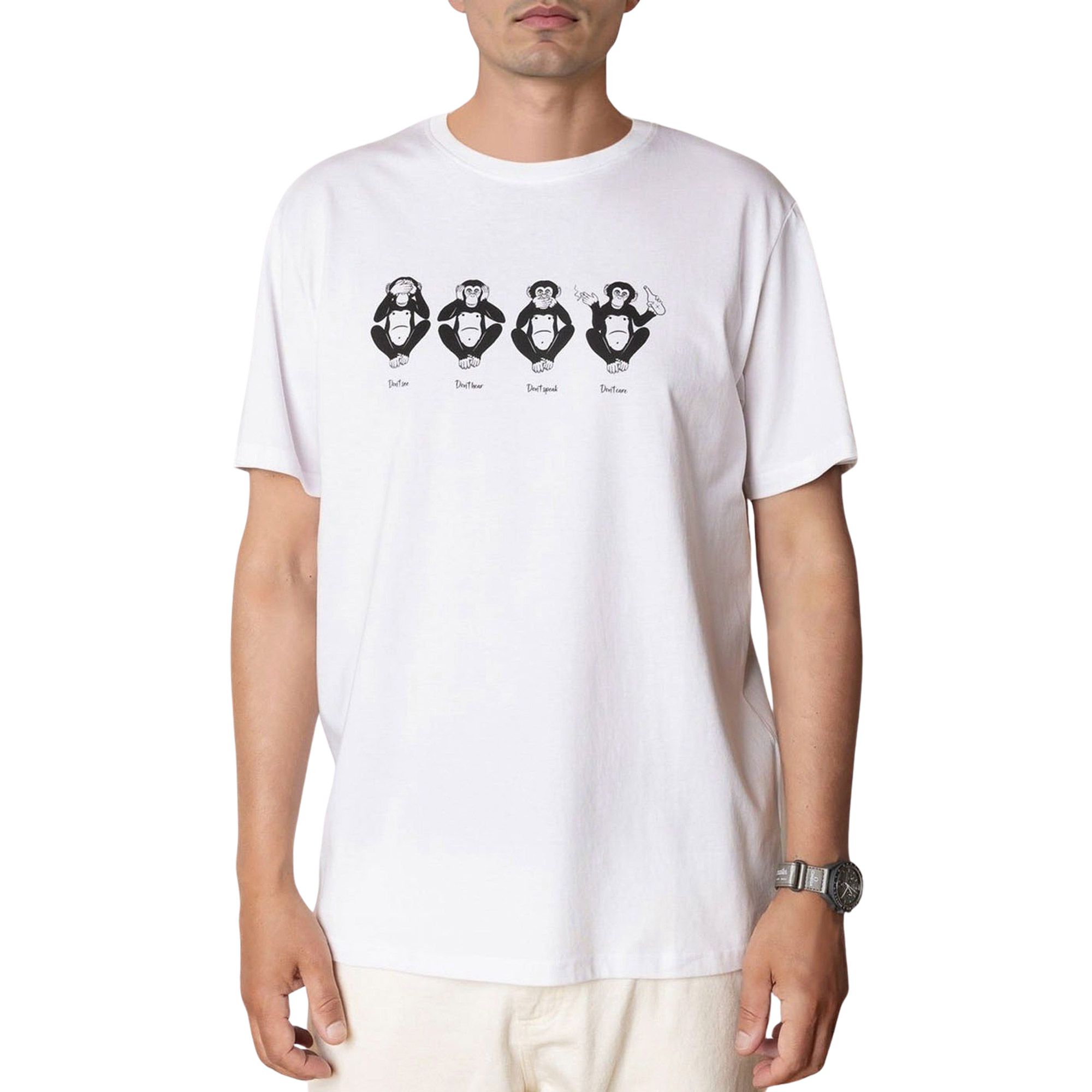Clean Cut Copenhagen Wise Monkey T-shirt Heren