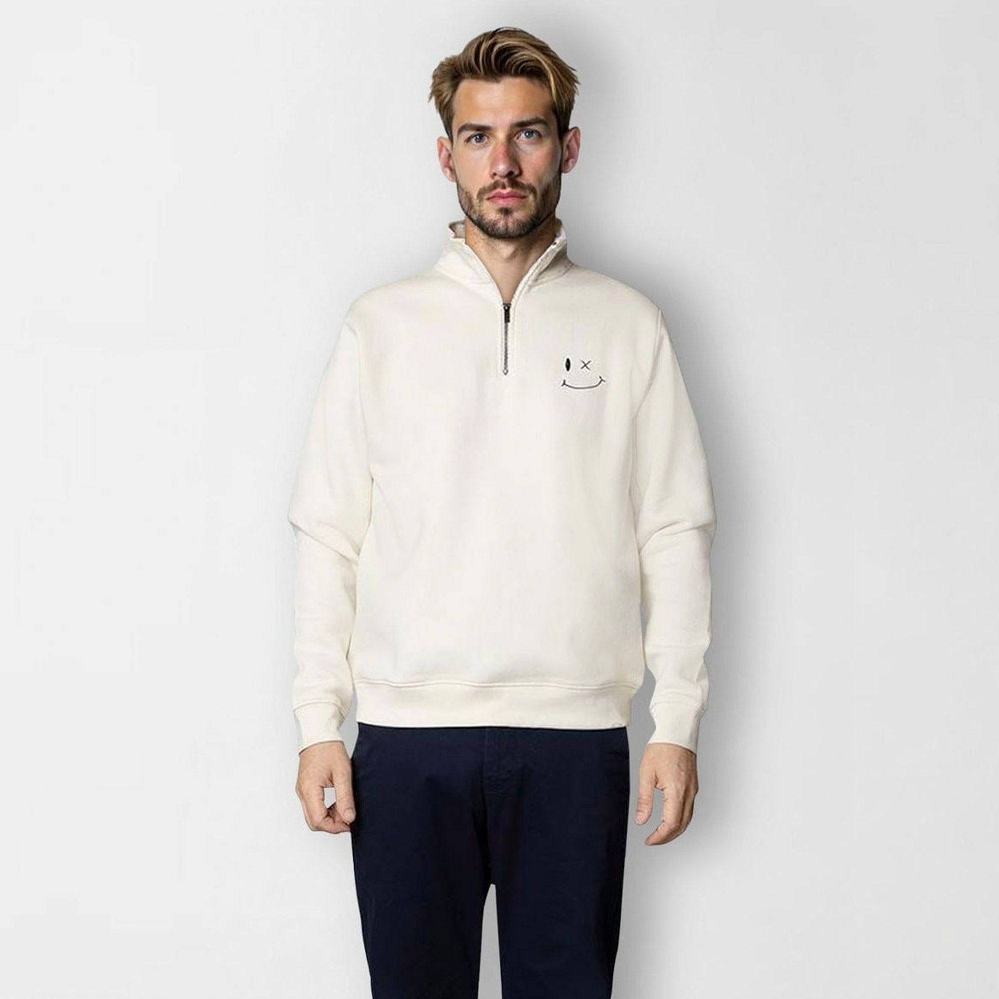 Clean Cut Copenhagen Patrick Half Zip Sweater Heren