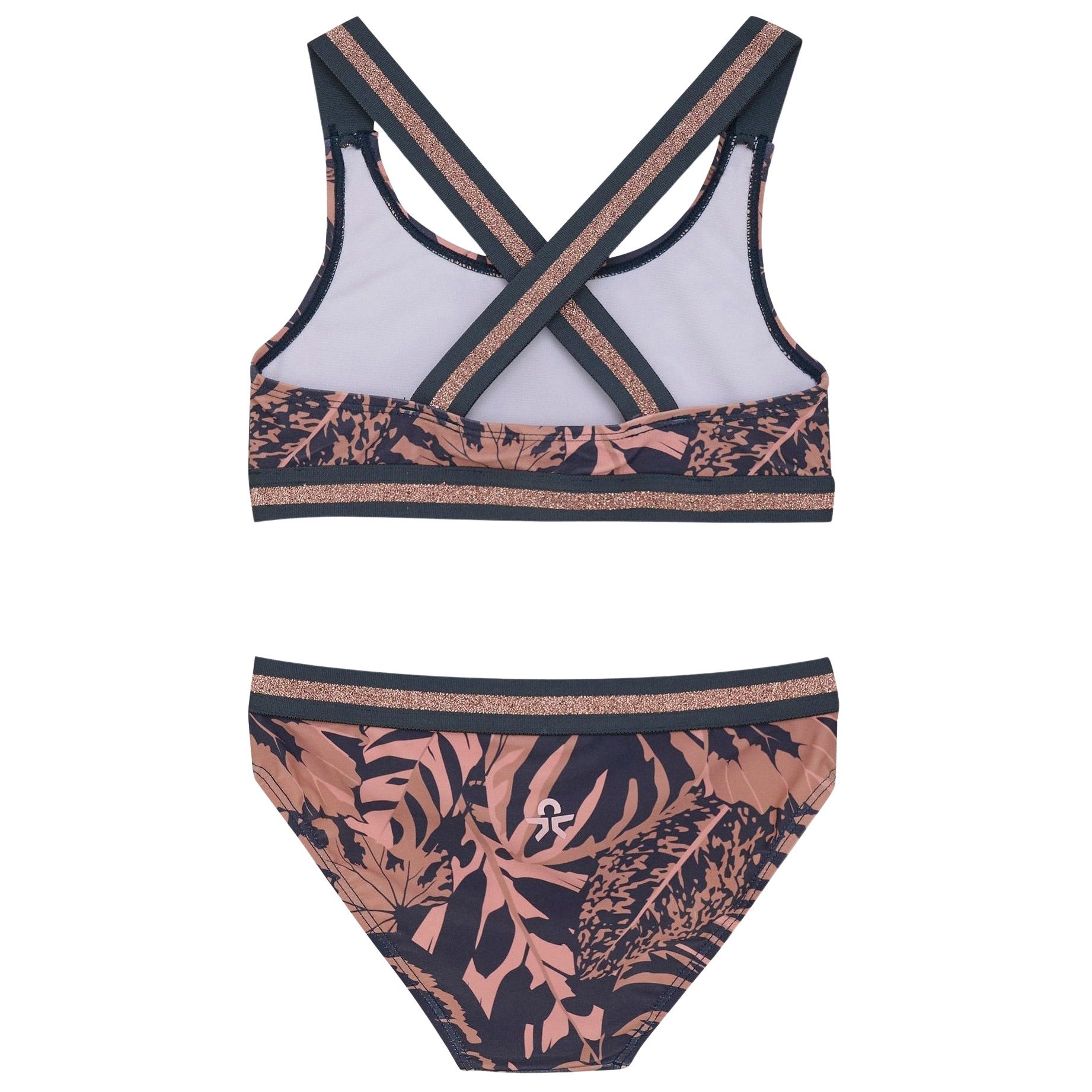 Color Kids Bikini Contrast Straps Meisjes