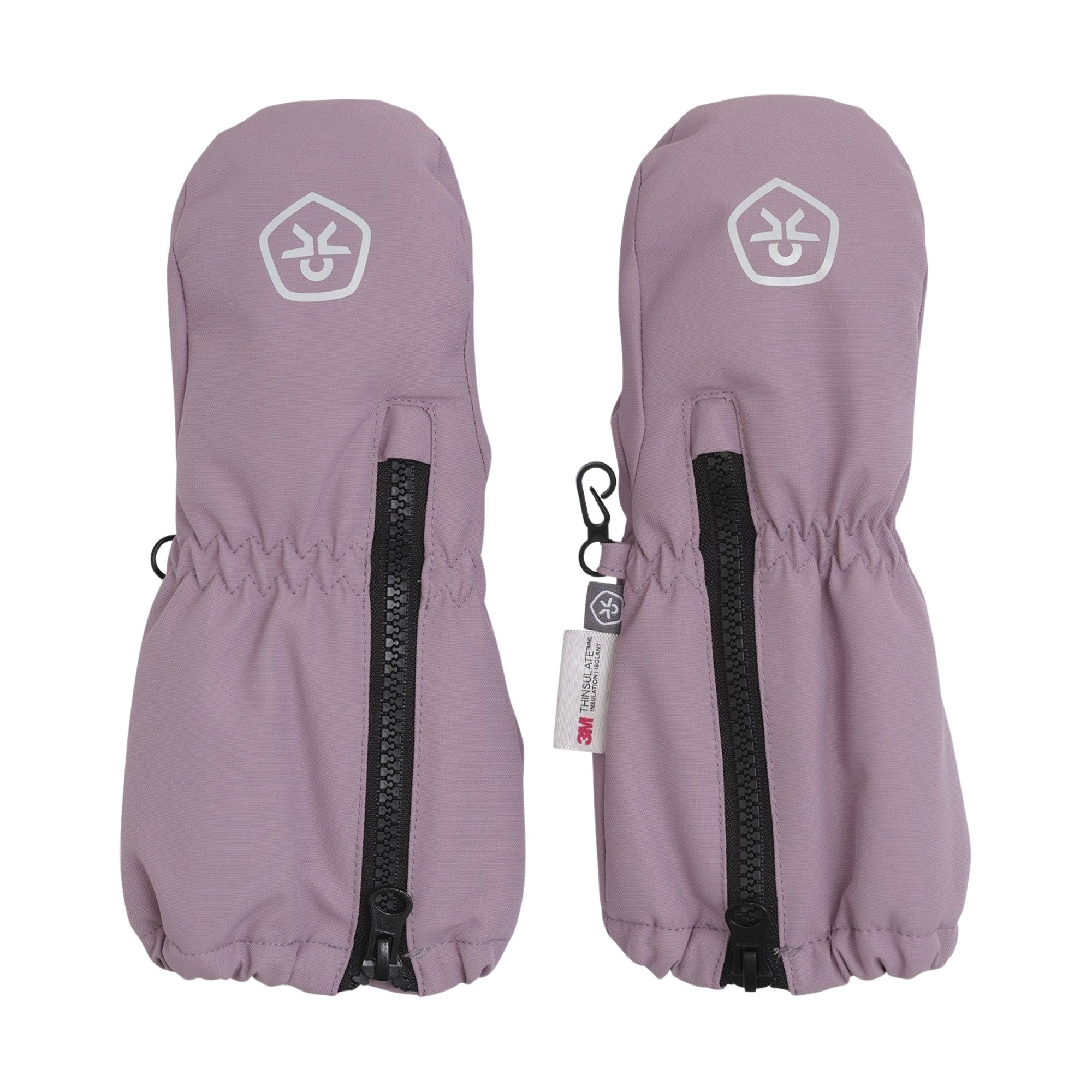 Color Kids Long W. Zipper Ski Wanten Junior