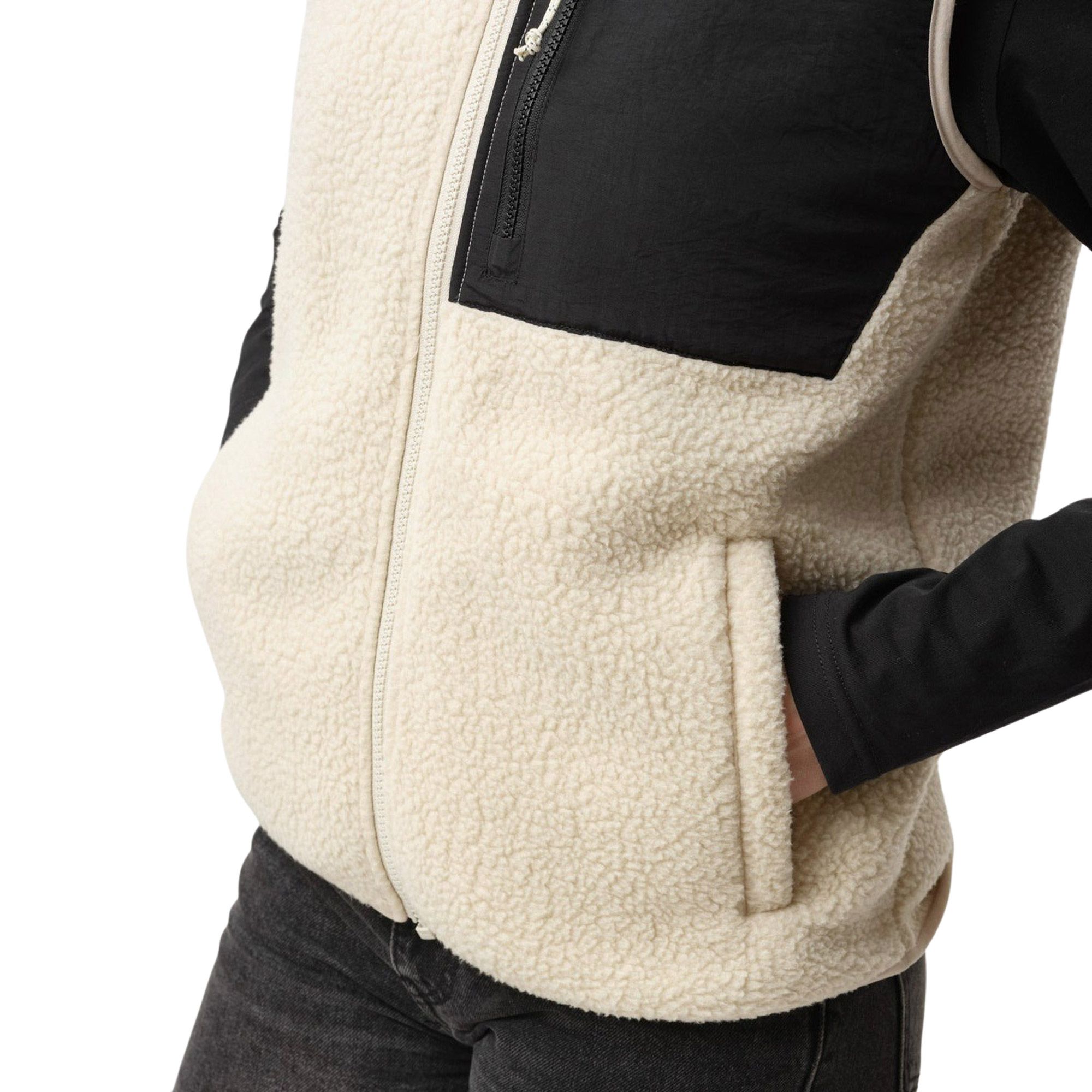 Pieces PCSADIA TEDDY NOOS - Bodywarmer - hot fudge/donkerbruin