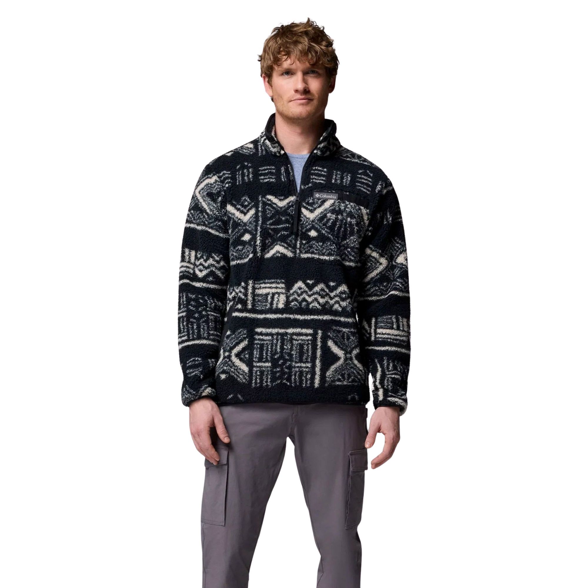 Columbia Rugged Ridge High Pile Half Zip Sweater Heren