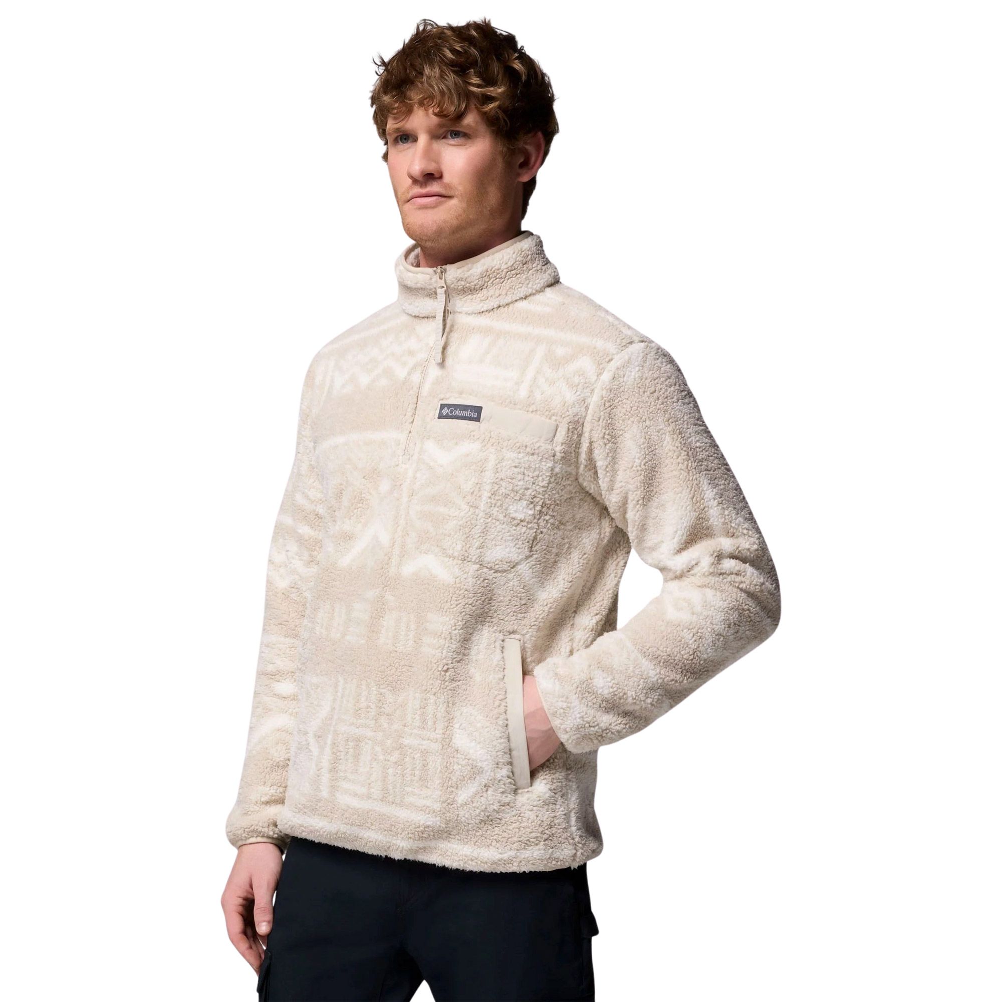 Columbia Rugged Ridge High Pile Half Zip Sweater Heren
