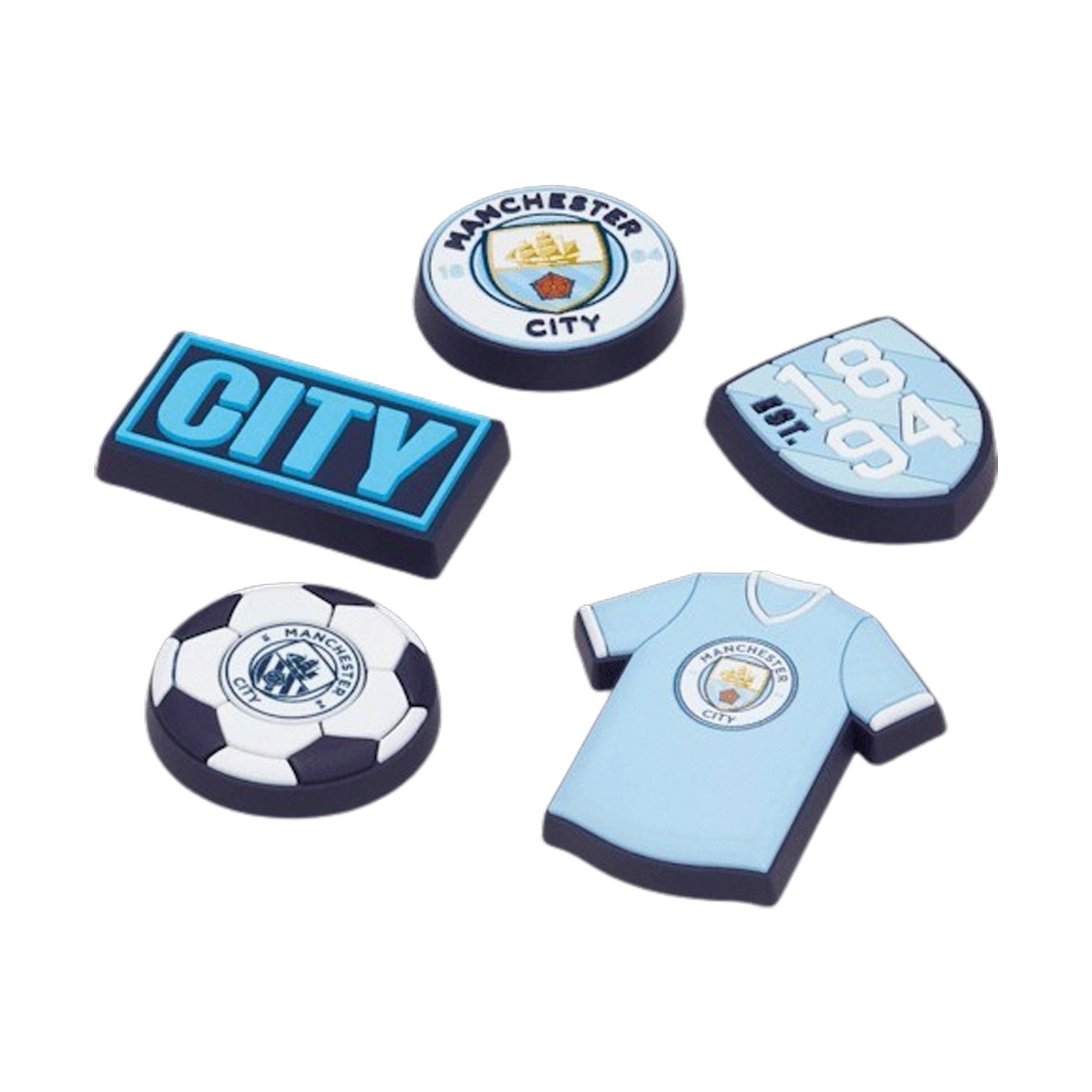 Crocs Manchester City Jibbitz (5-pack)