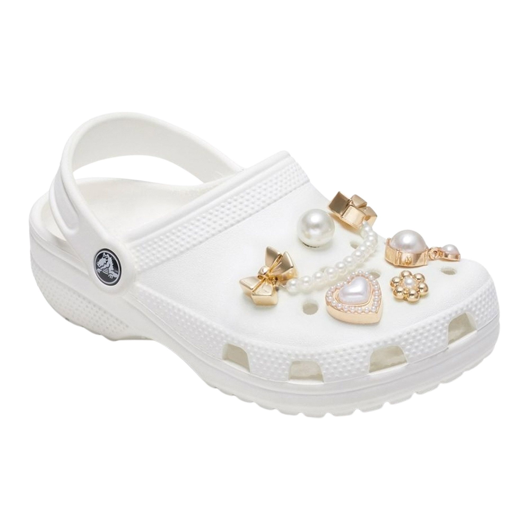 Crocs Pearly Gold Jibbitz (5-pack)