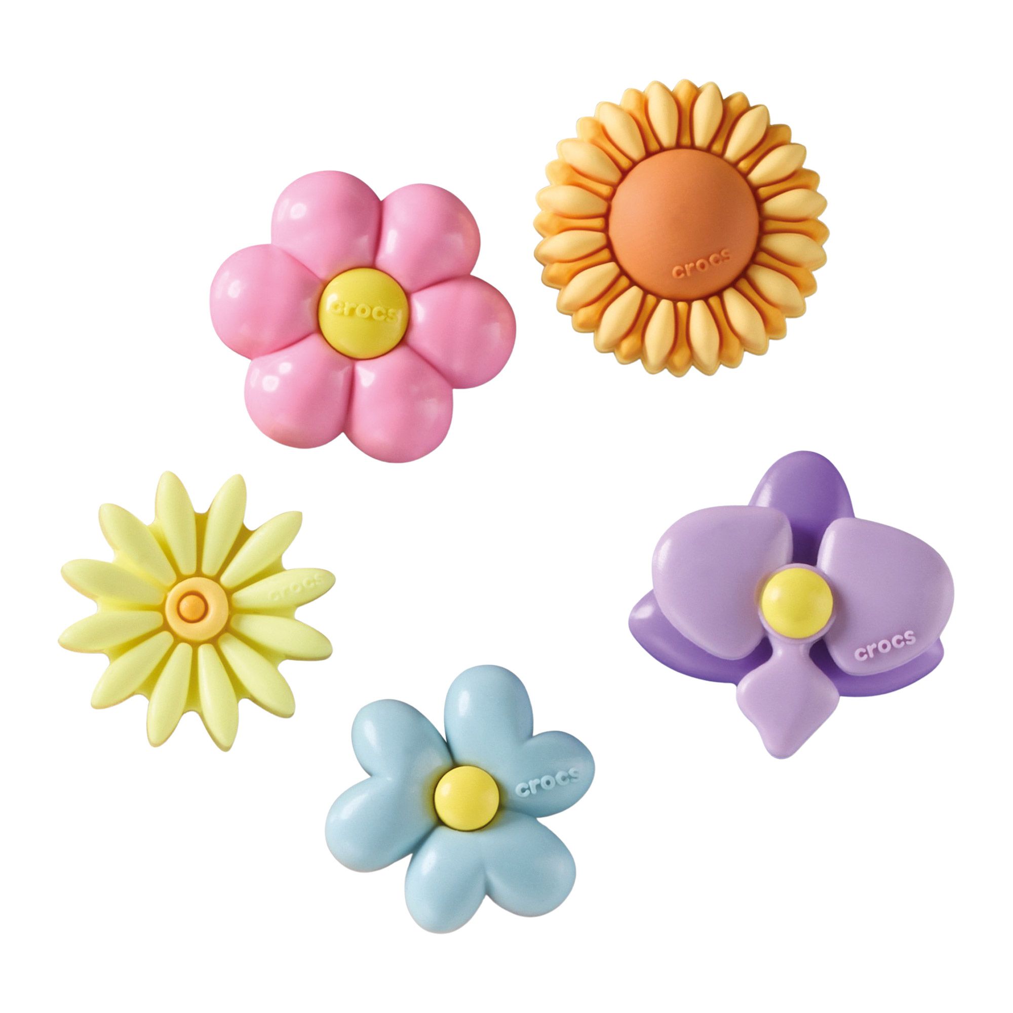 Jibbitz Crocs Puffy Flowers (lot de 5)