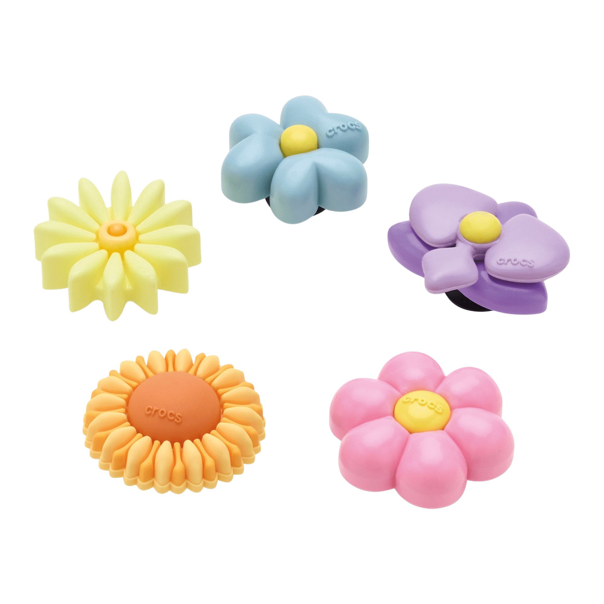 Jibbitz Crocs Puffy Flowers (lot de 5)