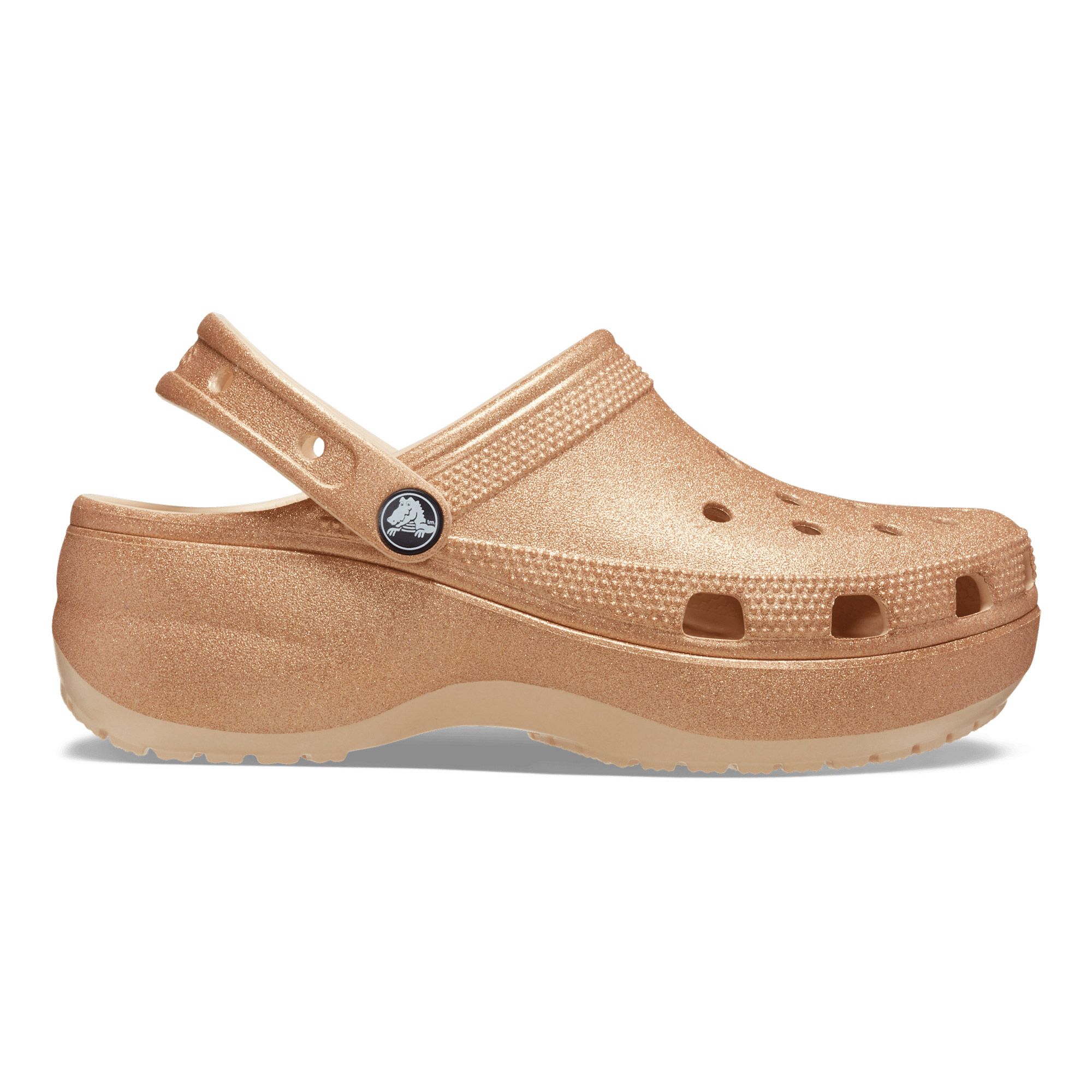 Crocs Classic Glitter Platform Instappers Dames