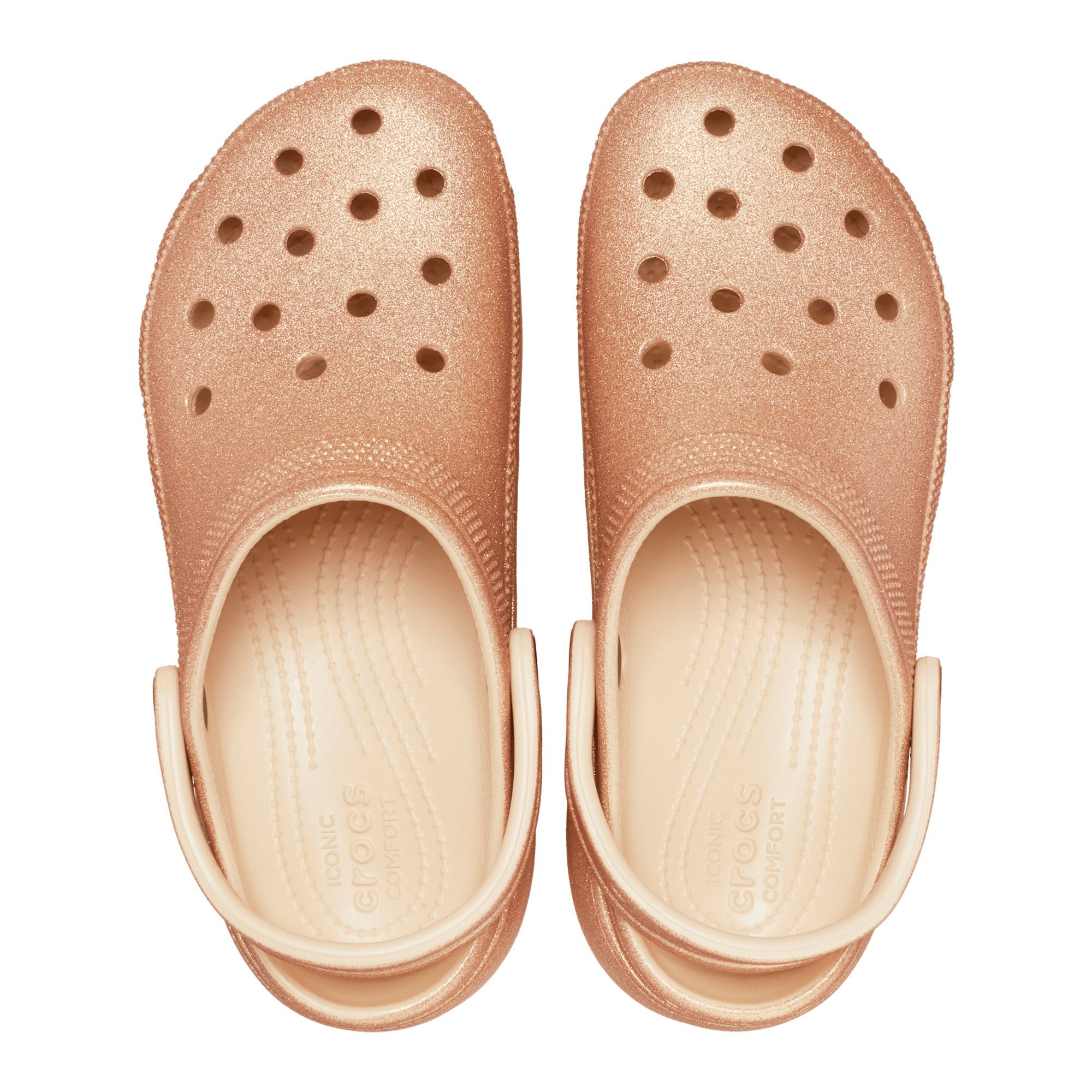 Crocs Classic Glitter Platform Instappers Dames