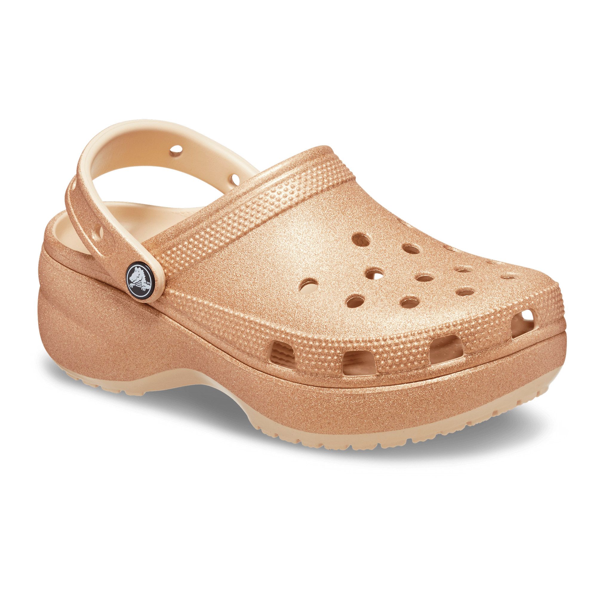Crocs Classic Glitter Platform Instappers Dames