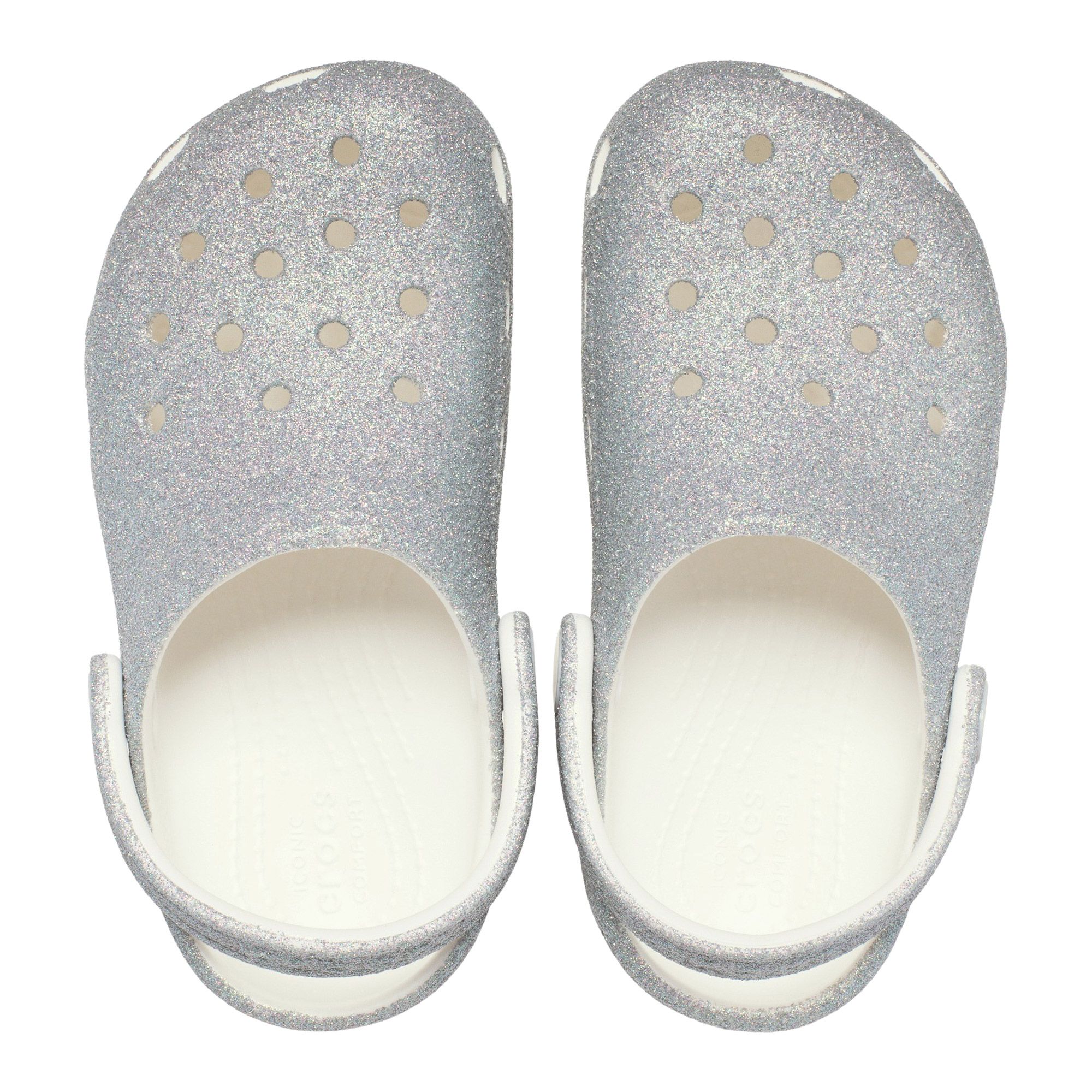 Crocs Classic Iridescent Glitter Clog Instappers Junior