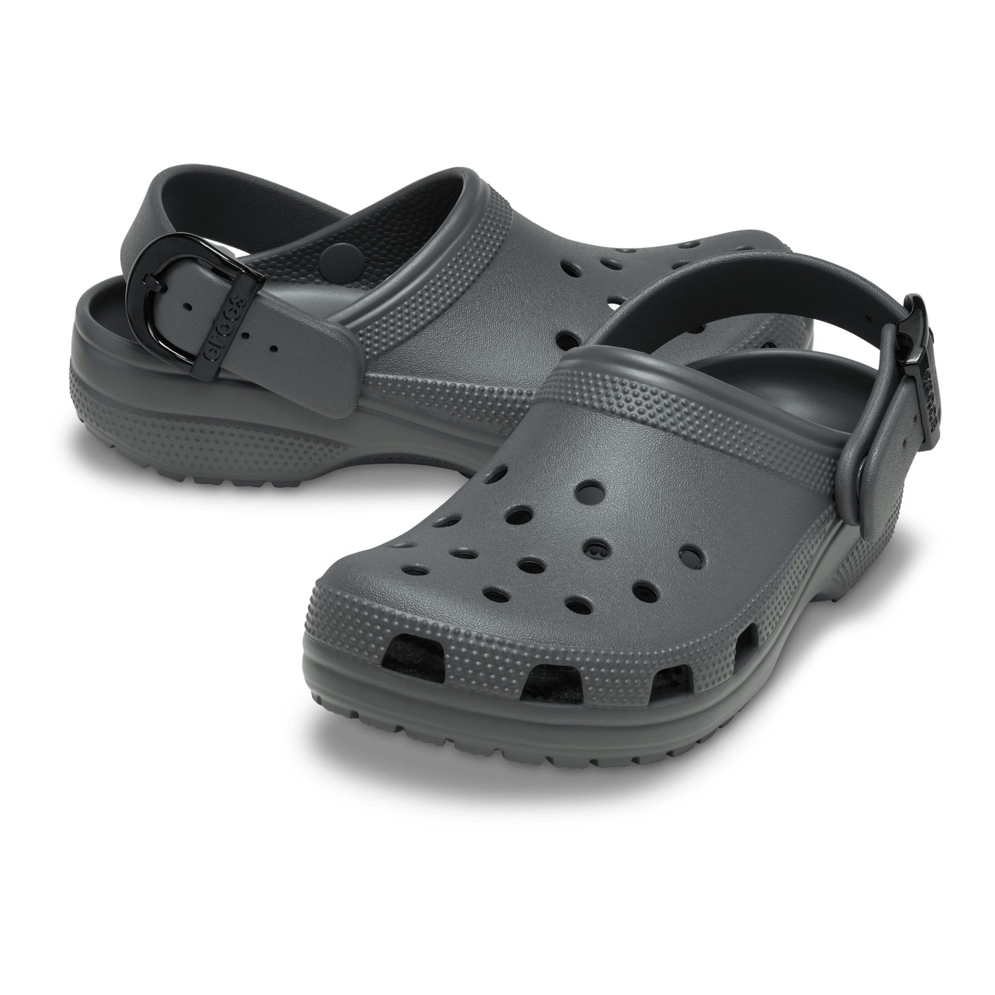 Crocs Classic Buckle Clog Slippers Senior