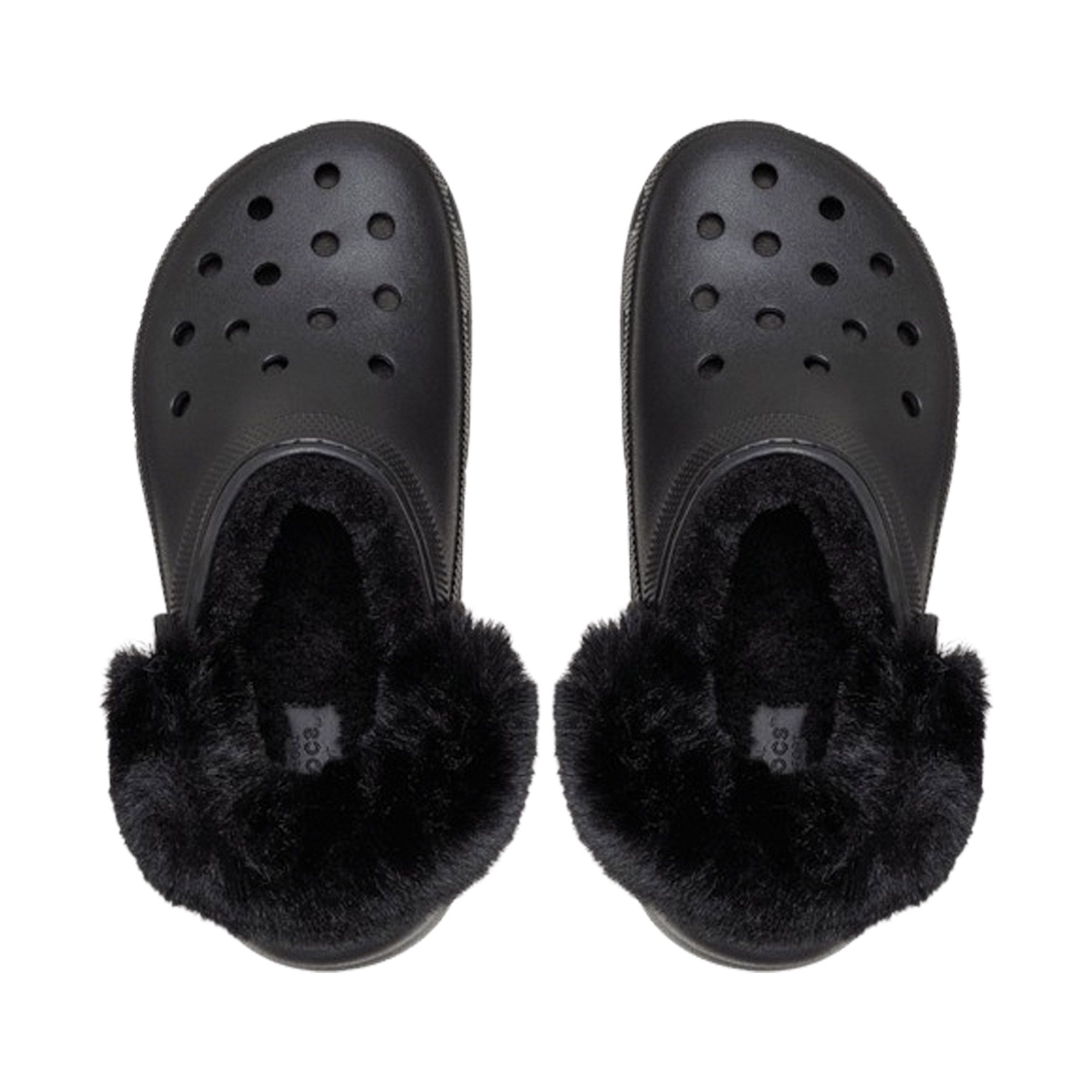 Crocs Classic Platform Fuzz Lined Clog Instappers Dames