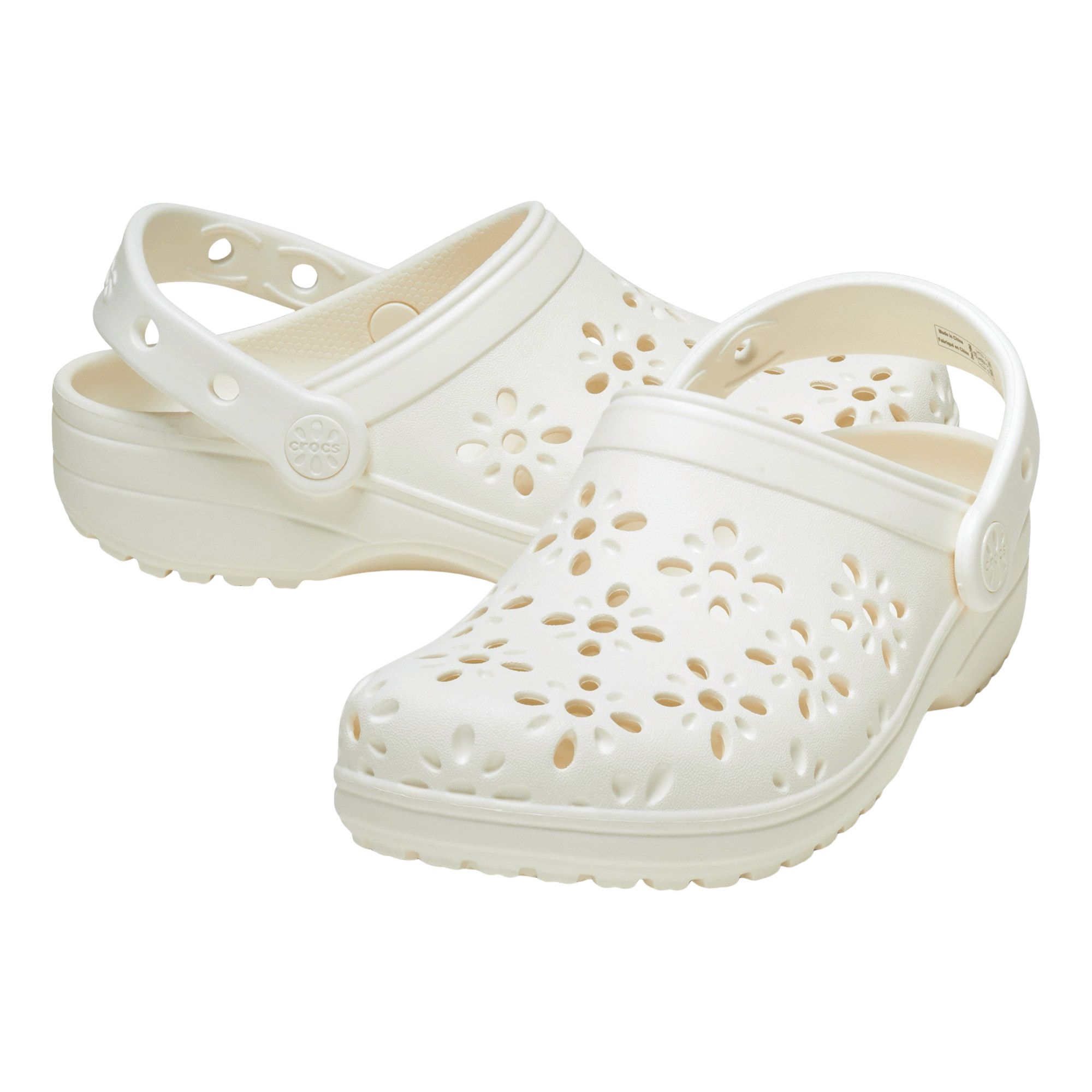 Sabots Crocs Classic Floral Cut-Out Femmes