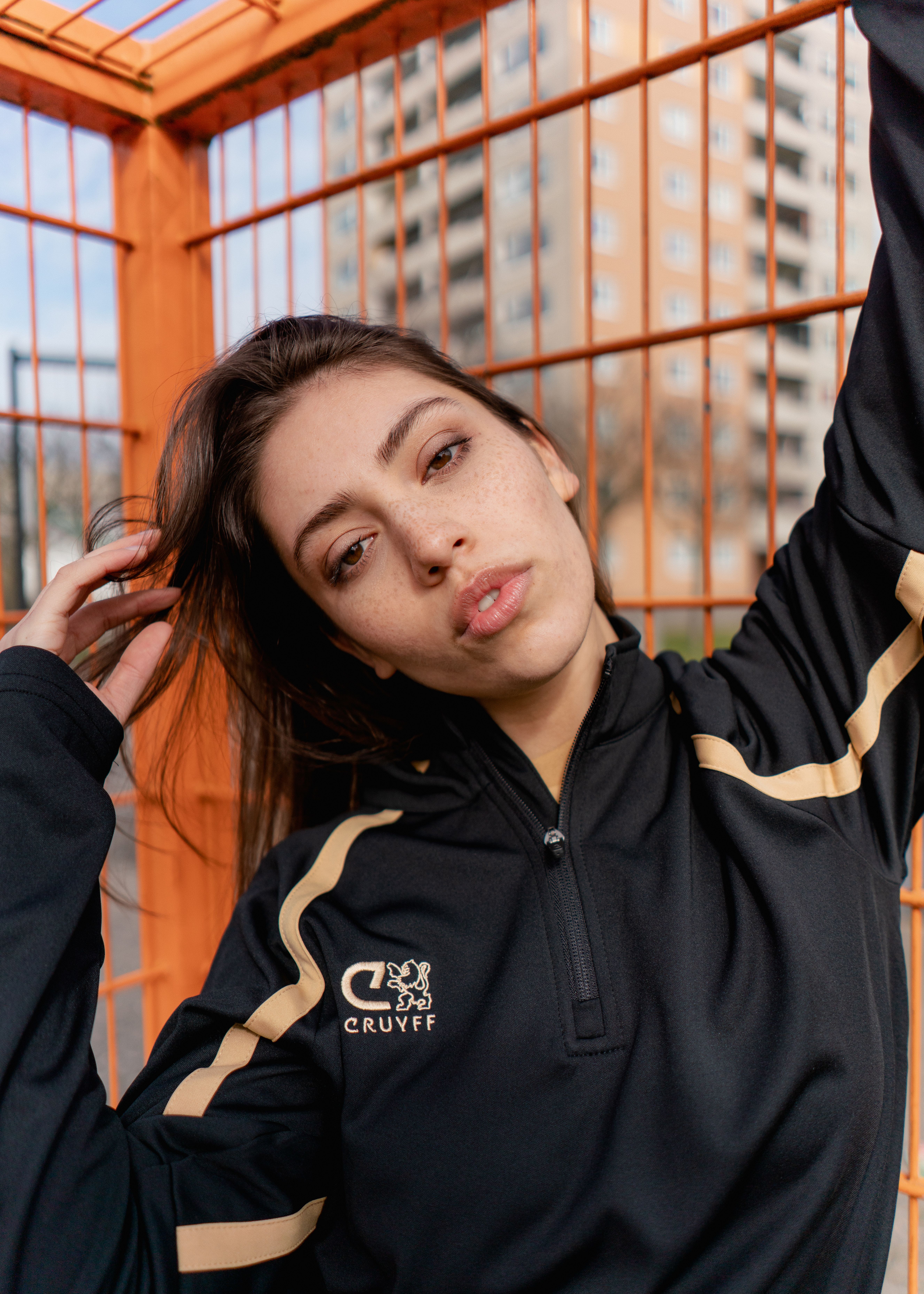 Cruyff Turn Tech Half Zip Trainingssweater Heren
