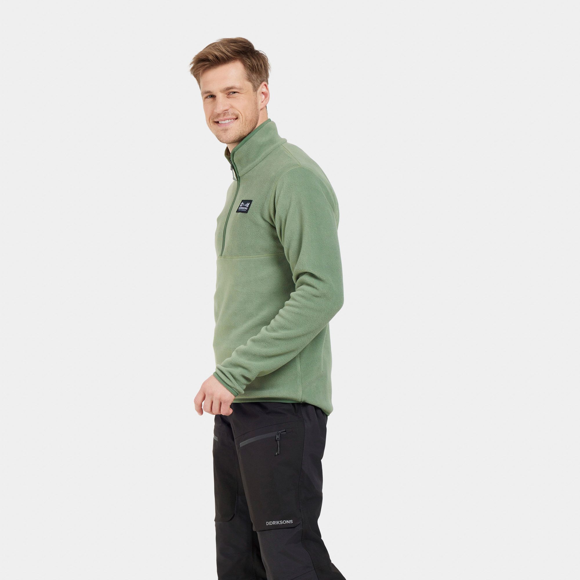 Didriksons Vito Half-Zip Fleece Sweater Heren