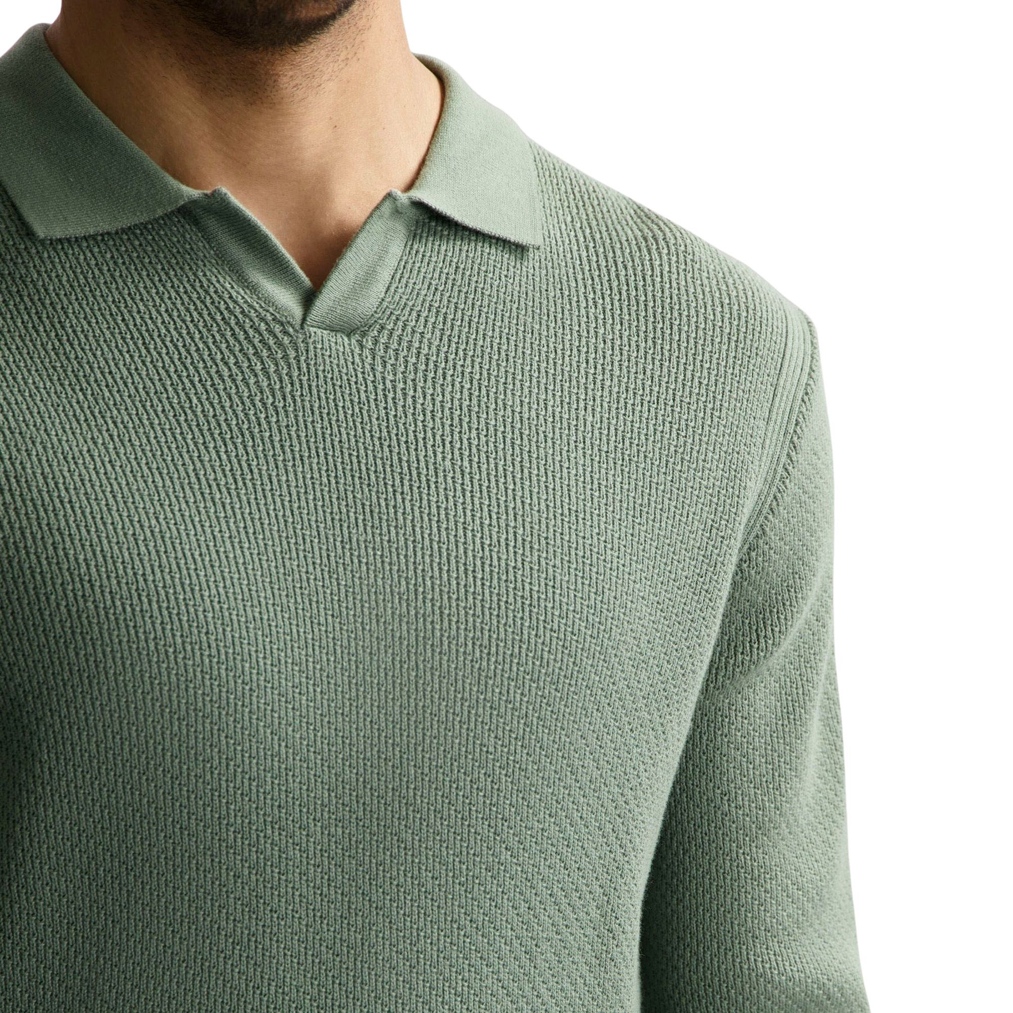 Dstrezzed Kostas Knitted Longsleeve Polo Heren