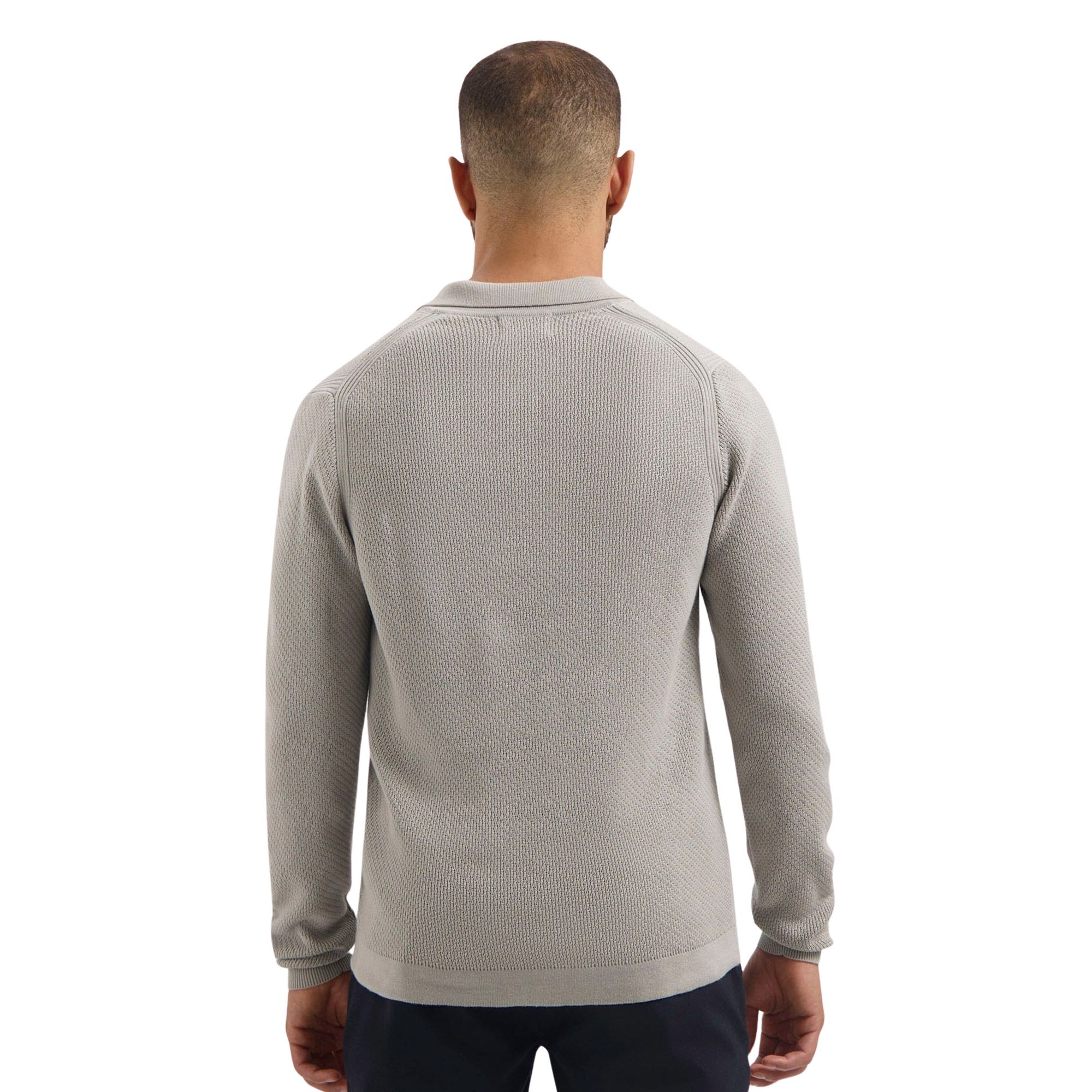 Dstrezzed Kostas Knitted Longsleeve Polo Heren