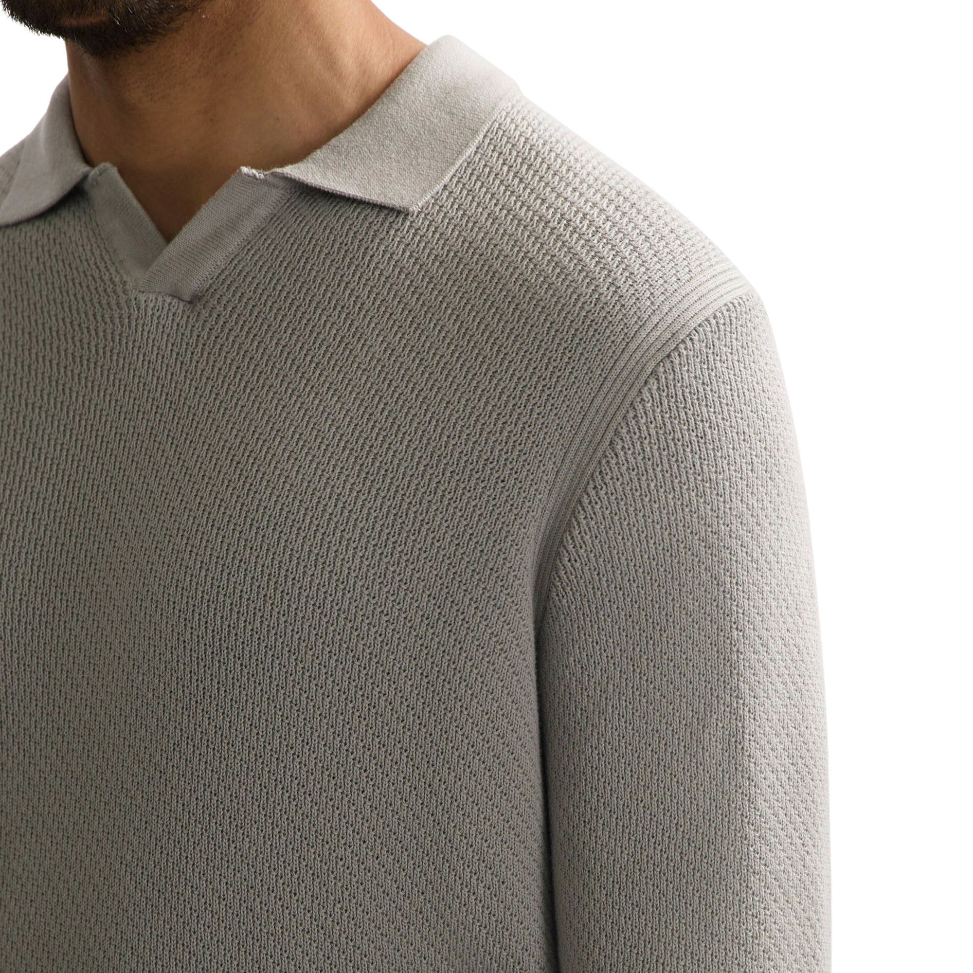 Dstrezzed Kostas Knitted Longsleeve Polo Heren